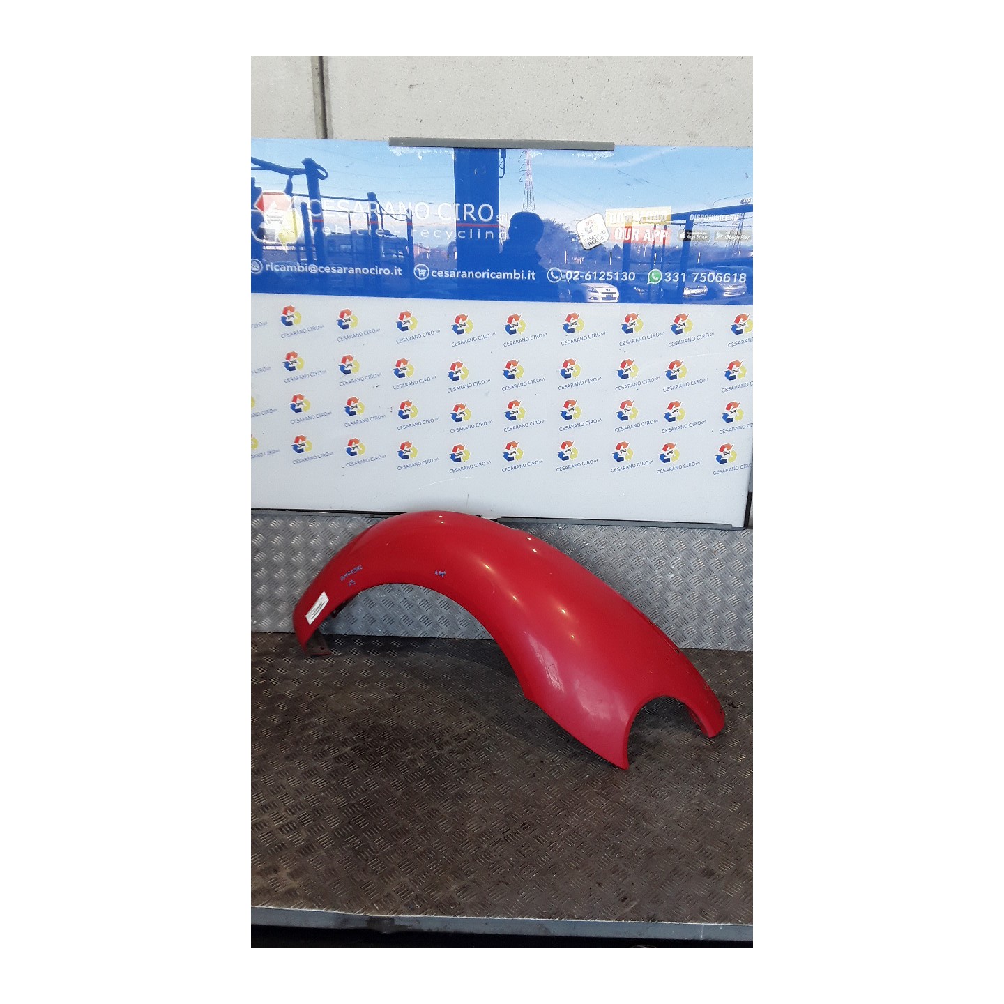 PARAFANGO ANT. DX. 115 VOLKSWAGEN NEW BEETLE (1C) (02/99-) AQY 1C0821106FGRU