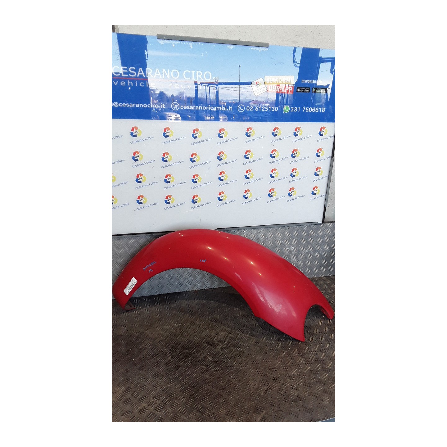 PARAFANGO ANT. DX. 115 VOLKSWAGEN NEW BEETLE (1C) (02/99-) AQY 1C0821106FGRU