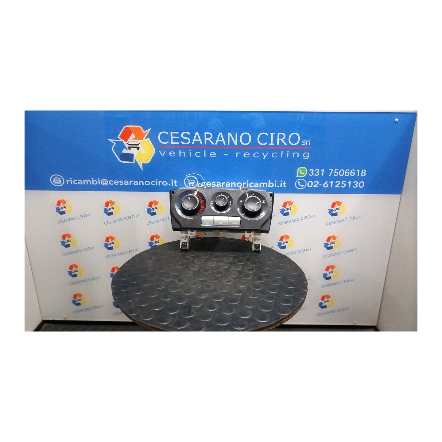 BLOCCO COMANDO CLIMATIZZAZIONE 040 FIAT BRAVO (3L) (01/07-03/10) 192A8000 77365176