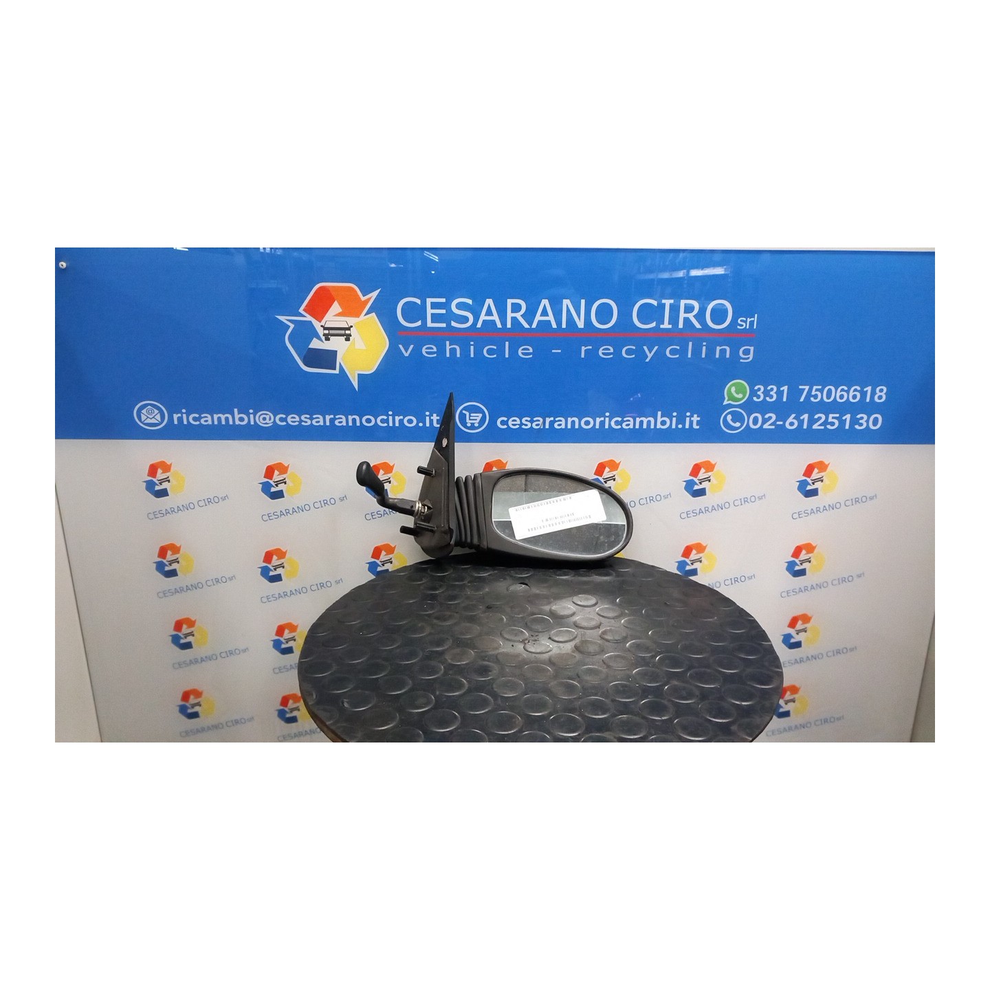 RETROVISORE EST. PRIMER DX. 075 FIAT SEICENTO (1E) (02/98-07/05) 187A1000 735250511