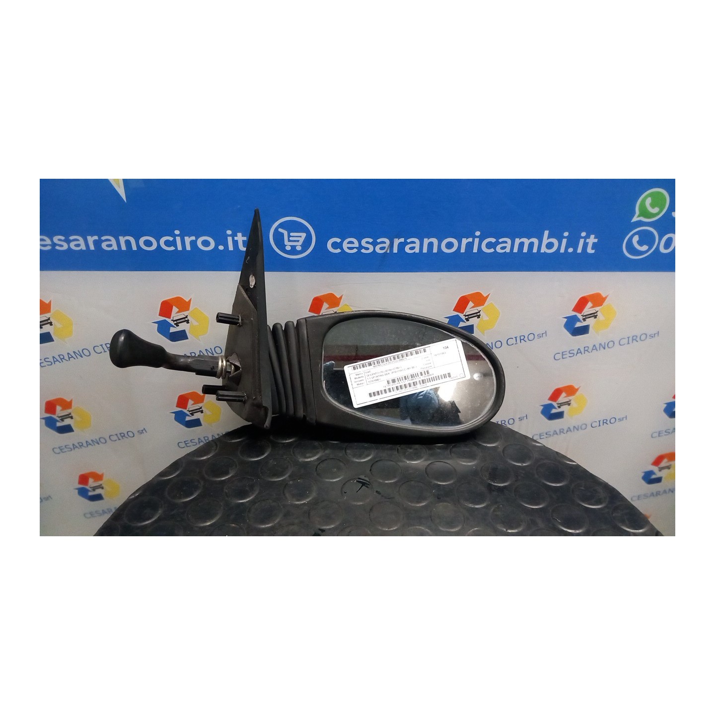 RETROVISORE EST. PRIMER DX. 075 FIAT SEICENTO (1E) (02/98-07/05) 187A1000 735250511