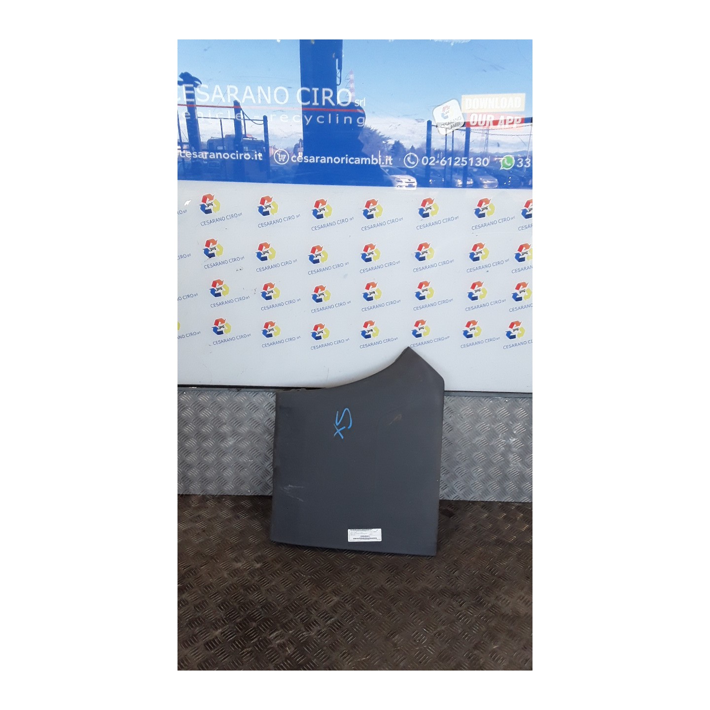 PARAURTI POST. LAT. SX. 131 CITROEN JUMPER FURGONE (06/06-) 4HV 7410AP