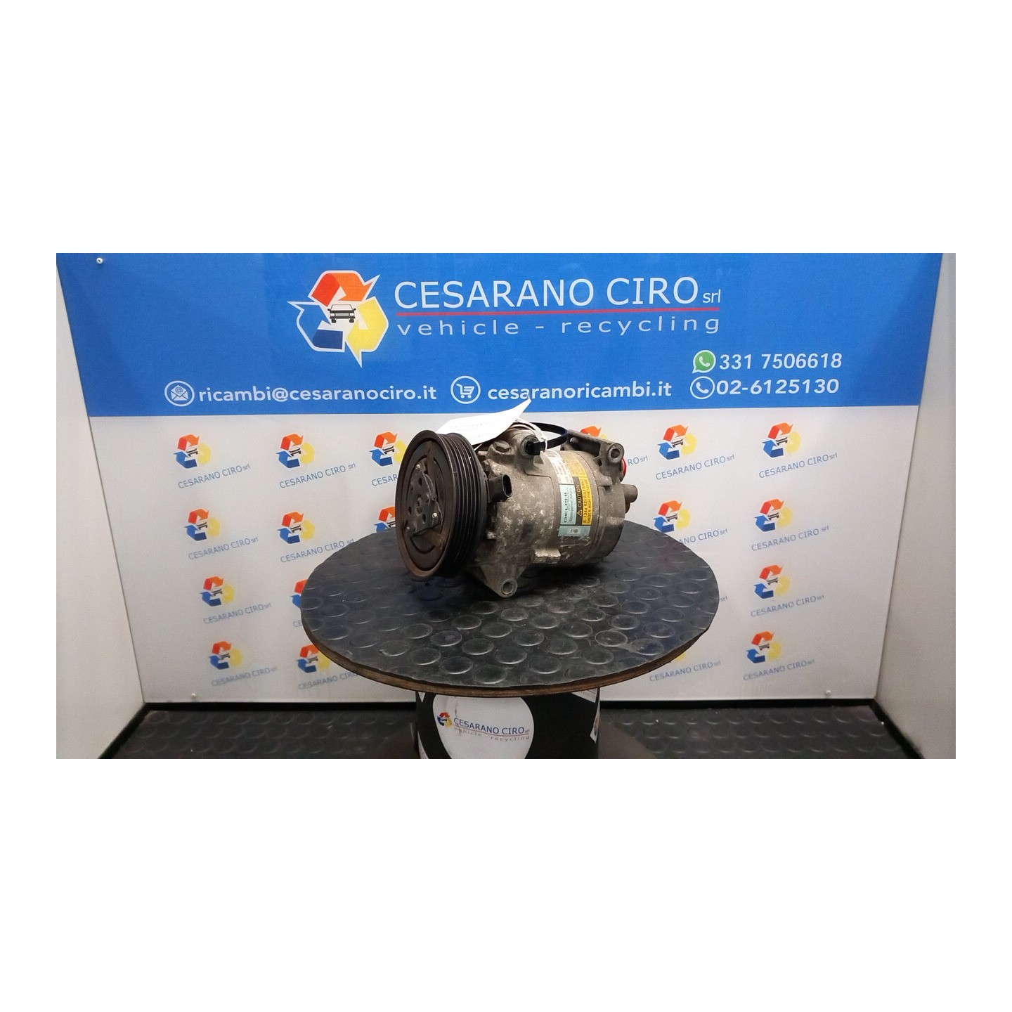 COMPRESSORE A/C 140 RENAULT SCENIC 2A SERIE (06/03-08/09) K4MT7 8200316164
