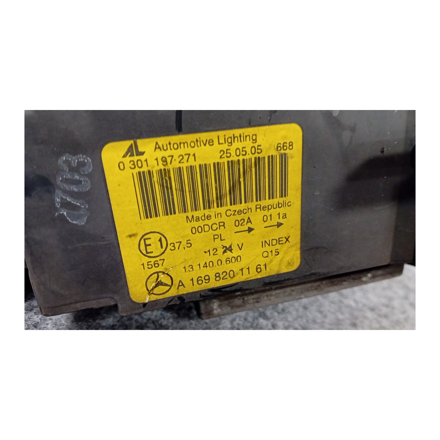 PROIETTORE XENO SX. 210 MERCEDES-BENZ CLASSE A (W/C169) (07/04-04/13  A1698207361