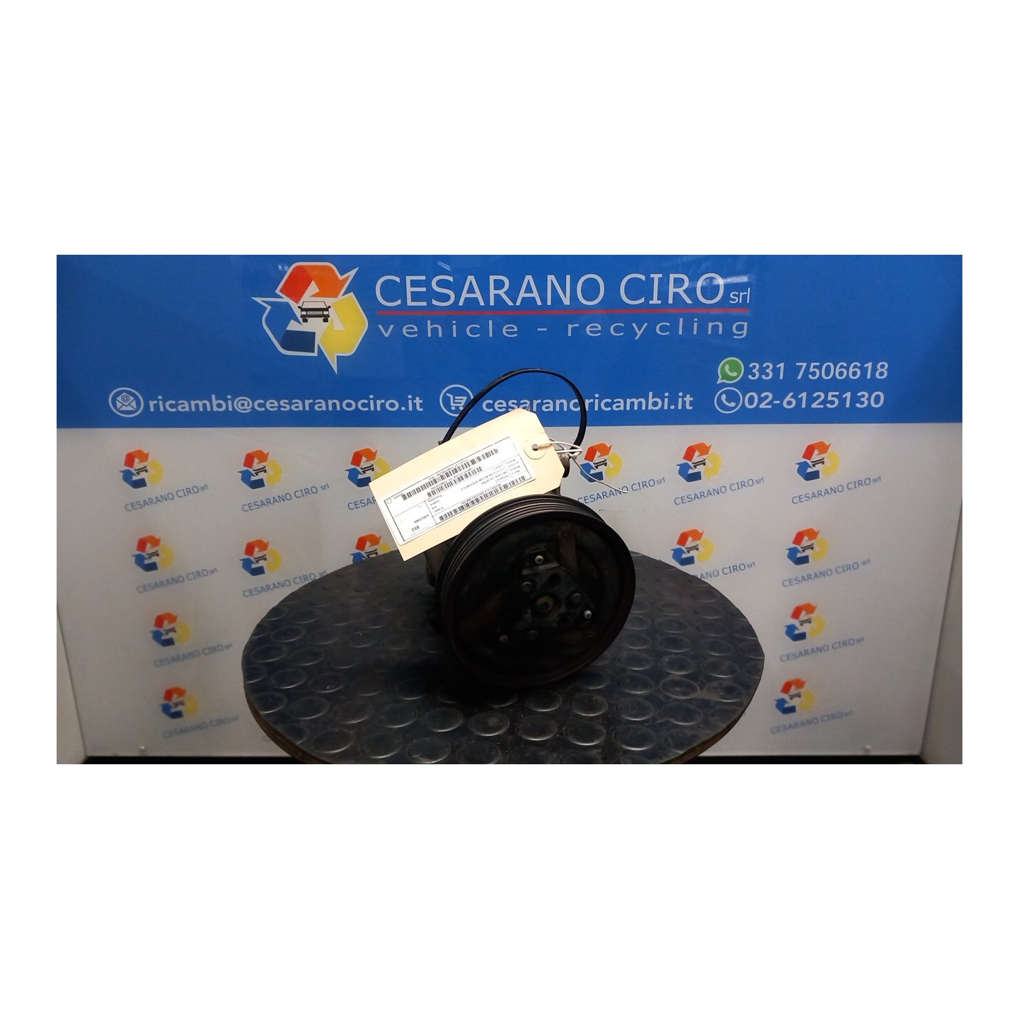 COMPRESSORE A/C 189 RENAULT MEGANE 2A SERIE (09/02-02/06) K9KF7 8200316164