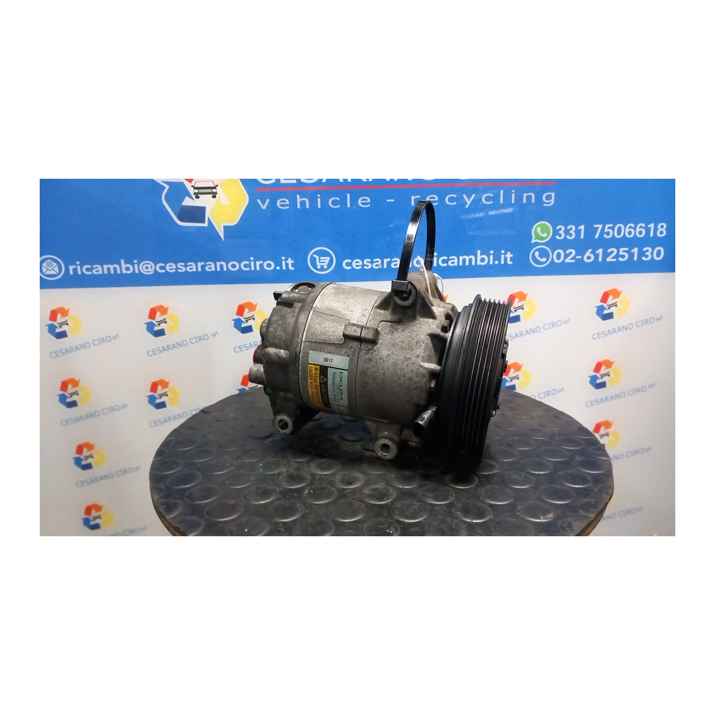 COMPRESSORE A/C 189 RENAULT MEGANE 2A SERIE (09/02-02/06) K9KF7 8200316164