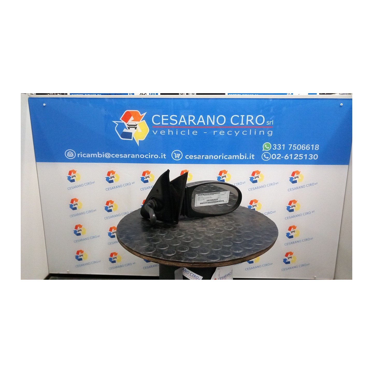 RETROVISORE EST. SUPPLEMENTARE DX. 069 FIAT SEICENTO (1E) (02/98-07/05) 187A1000 71713838