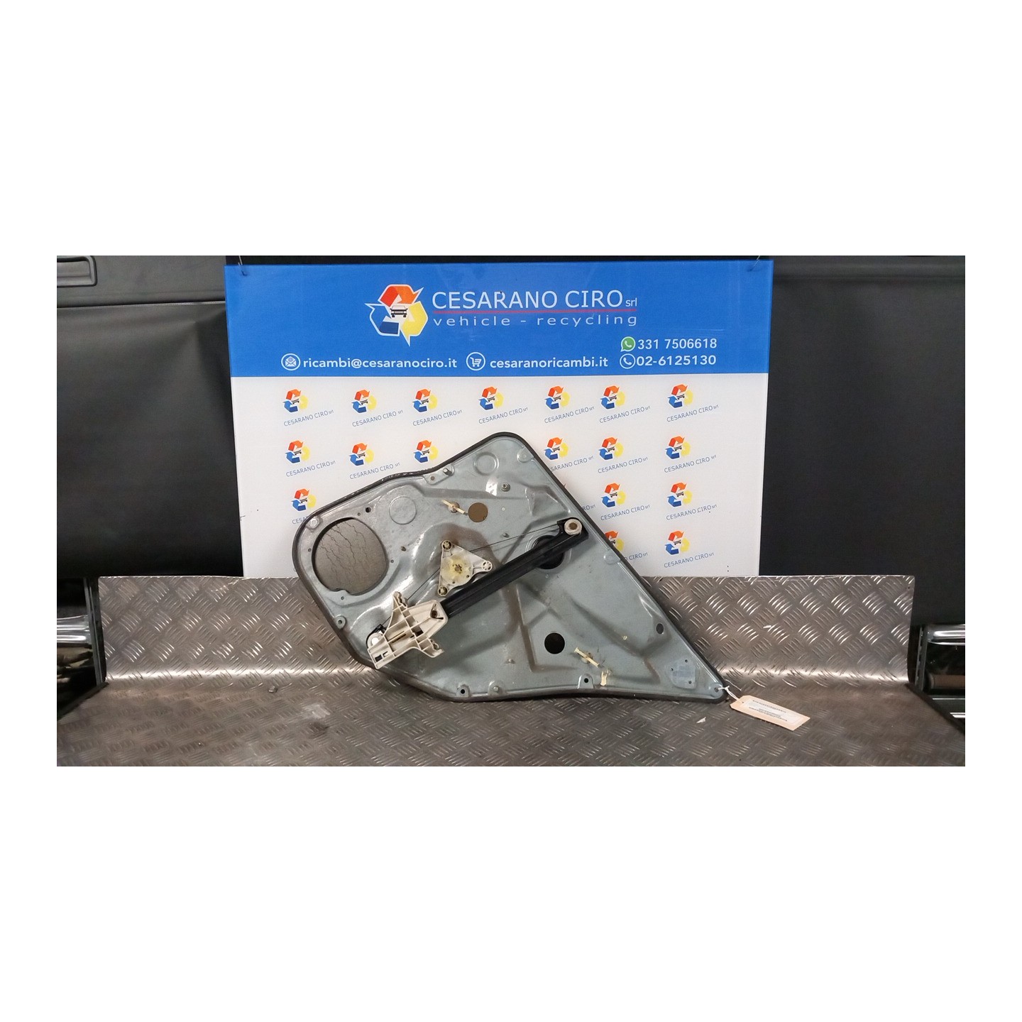 ALZACRISTALLO PORTA POST. SX. 078 SEAT IBIZA (6L) (12/01-08/09) AMF 6L4839755K