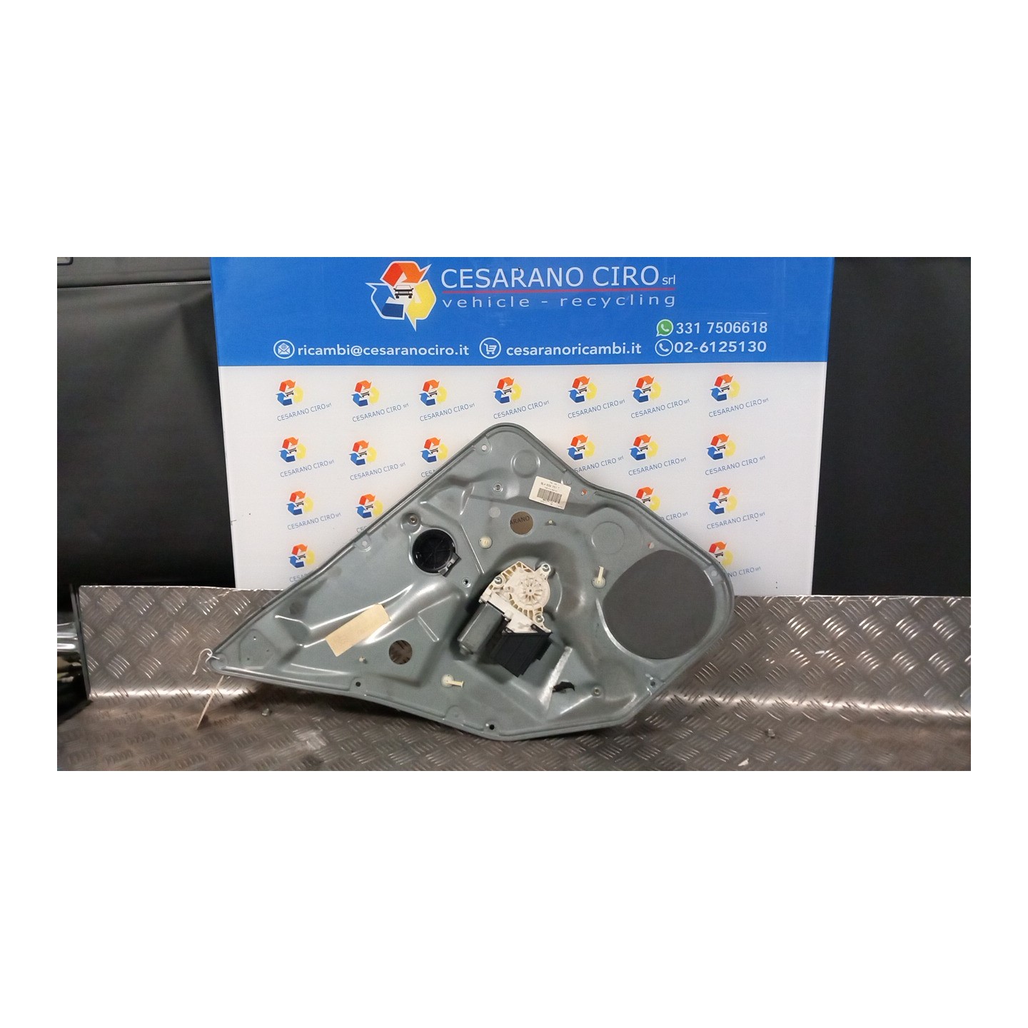 ALZACRISTALLO PORTA POST. SX. 078 SEAT IBIZA (6L) (12/01-08/09) AMF 6L4839755K