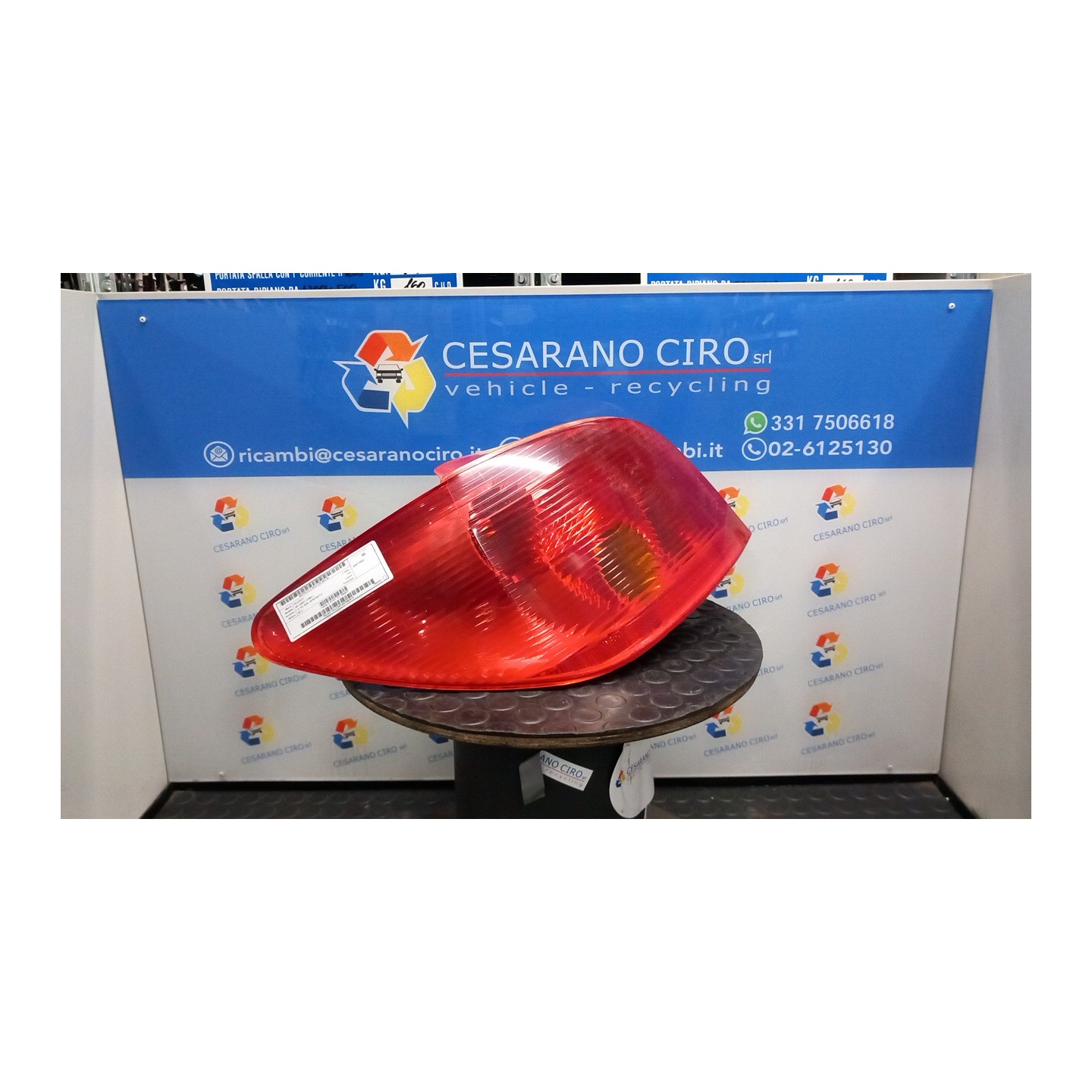 FANALE POST. SX. 129 PEUGEOT 307 (04/01-12/06) NFU 6350P3