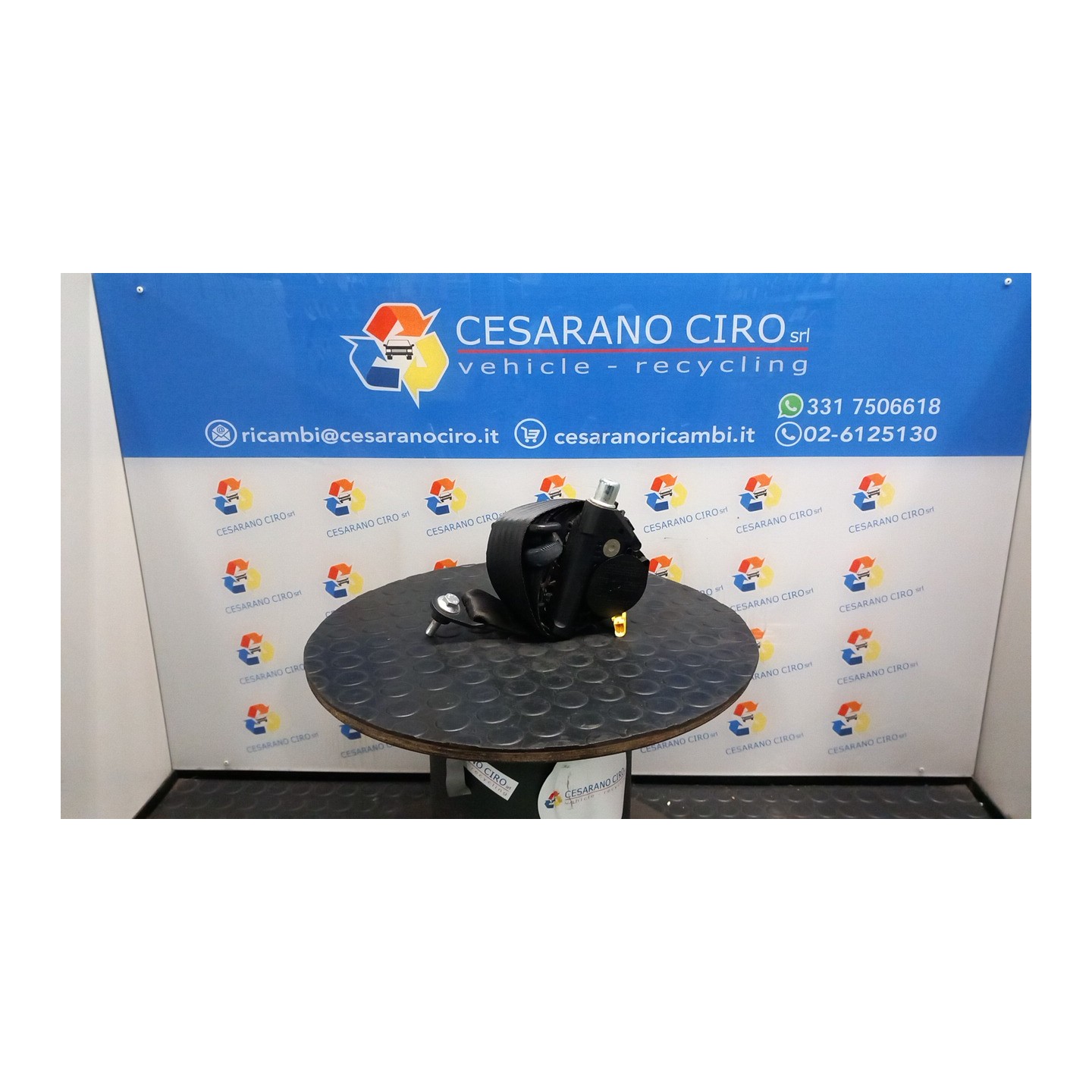 CINTURA DI SICUREZZA ANT. 09/06- DX. 015 FIAT PANDA (2Q) (09/03-12/10) 188A4000 735451778