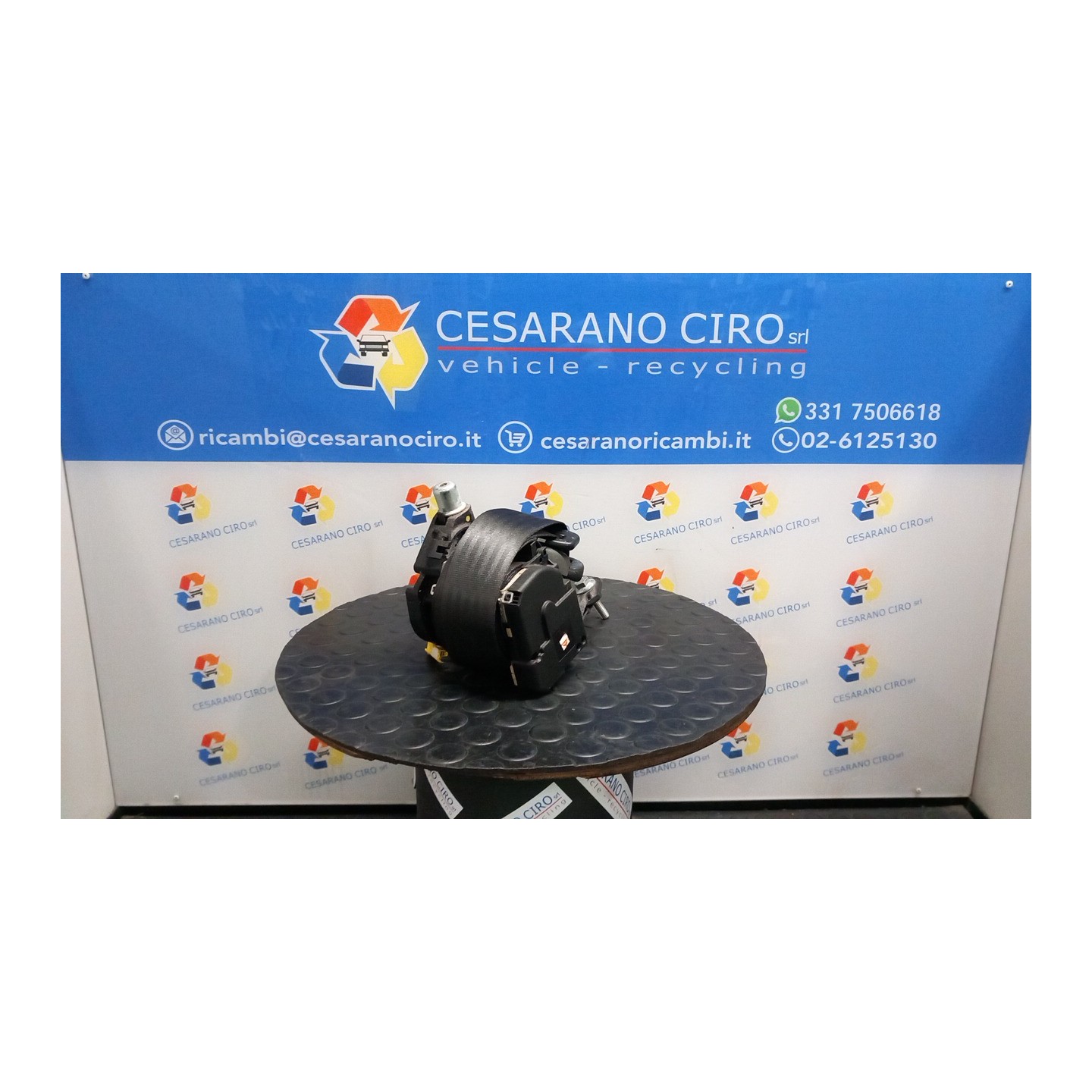 CINTURA DI SICUREZZA ANT. 09/06- DX. 015 FIAT PANDA (2Q) (09/03-12/10) 188A4000 735451778