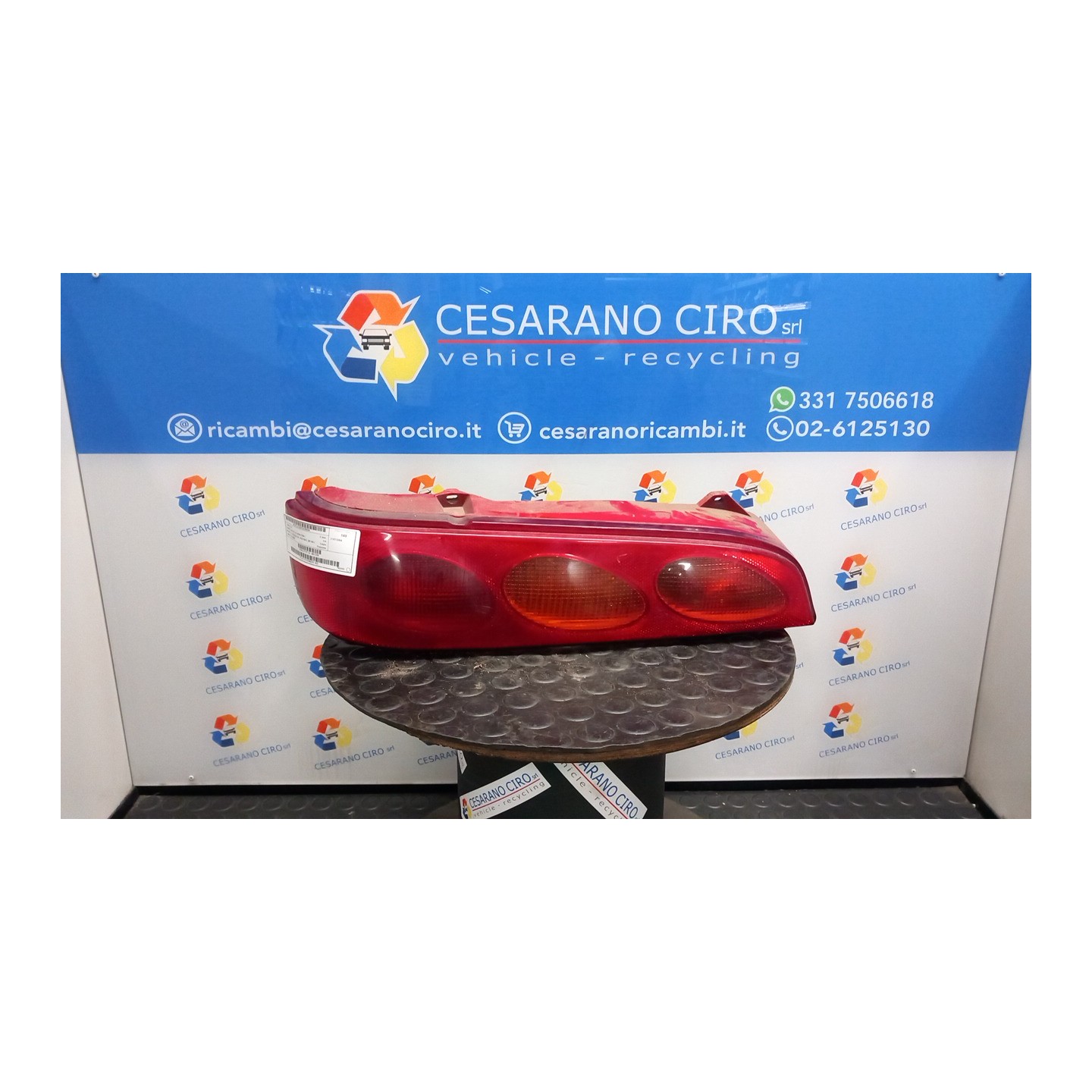 FANALE POST. SX. 036 FIAT SEICENTO (1E) (02/98-07/05) 187A1000 46511339