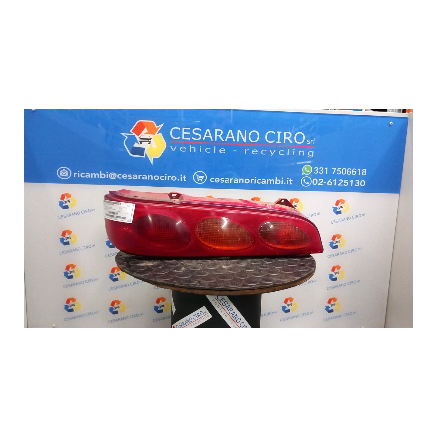 FANALE POST. SX. 036 FIAT SEICENTO (1E) (02/98-07/05) 187A1000 46511339