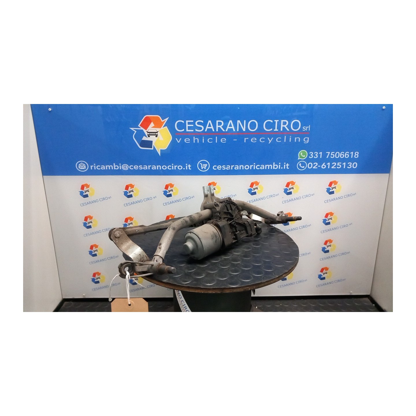 MECCANISMO TERGIPARABREZZA CON MOTORINO 051 PEUGEOT 207 (04/06-06/09) 8HZ 6405CH
