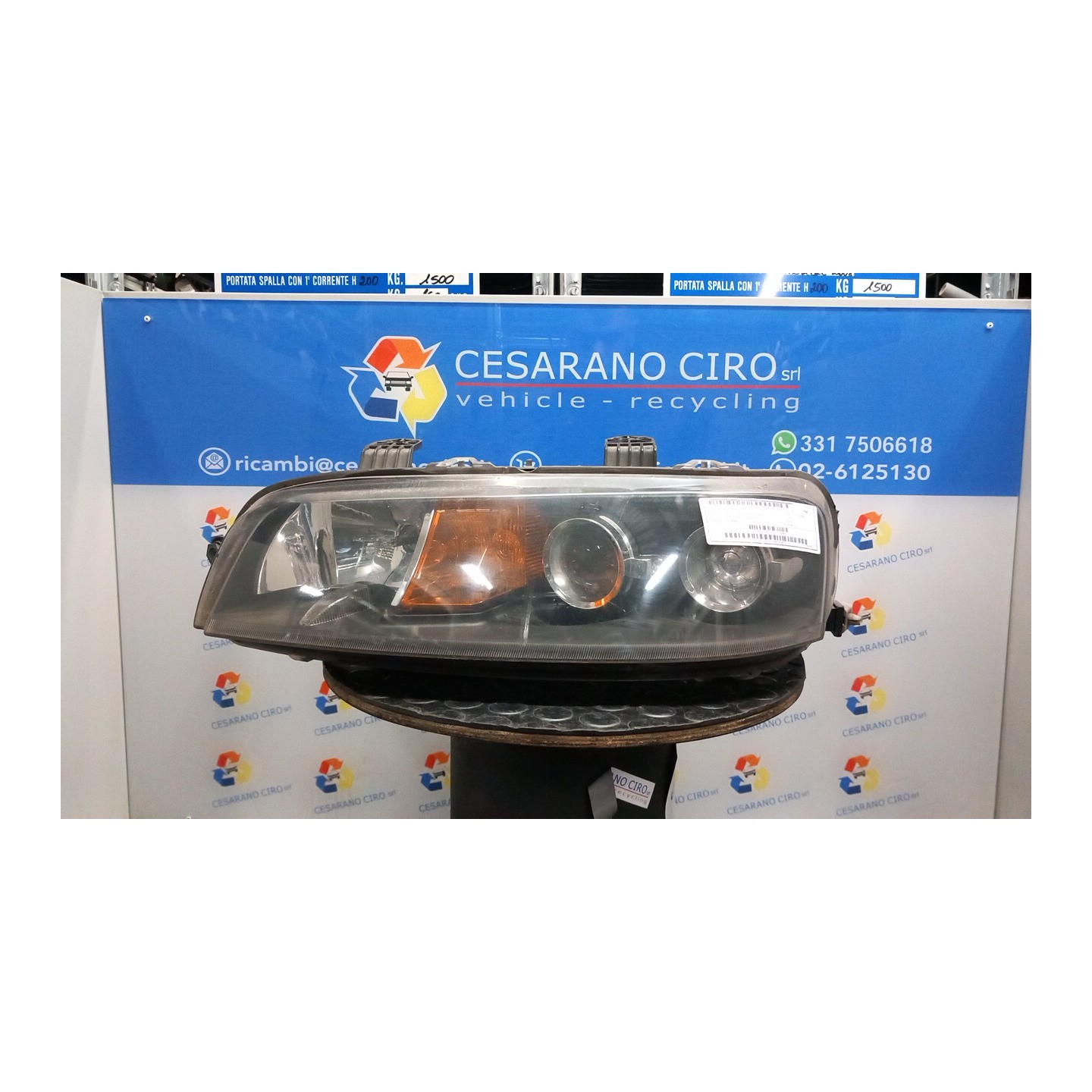 PROIETTORE SX. 063 FIAT PUNTO (1N/1P) (07/99-12/05) 188A4000 51712396