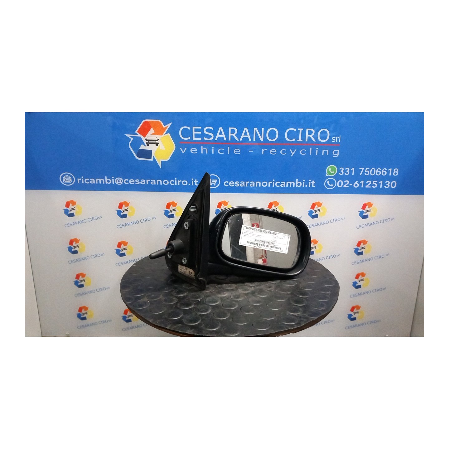 RETROVISORE EST. REGOLAZ. MANUALE DX. 093 NISSAN MICRA (K11E) (02/98-09/00) VJZ 963015F310
