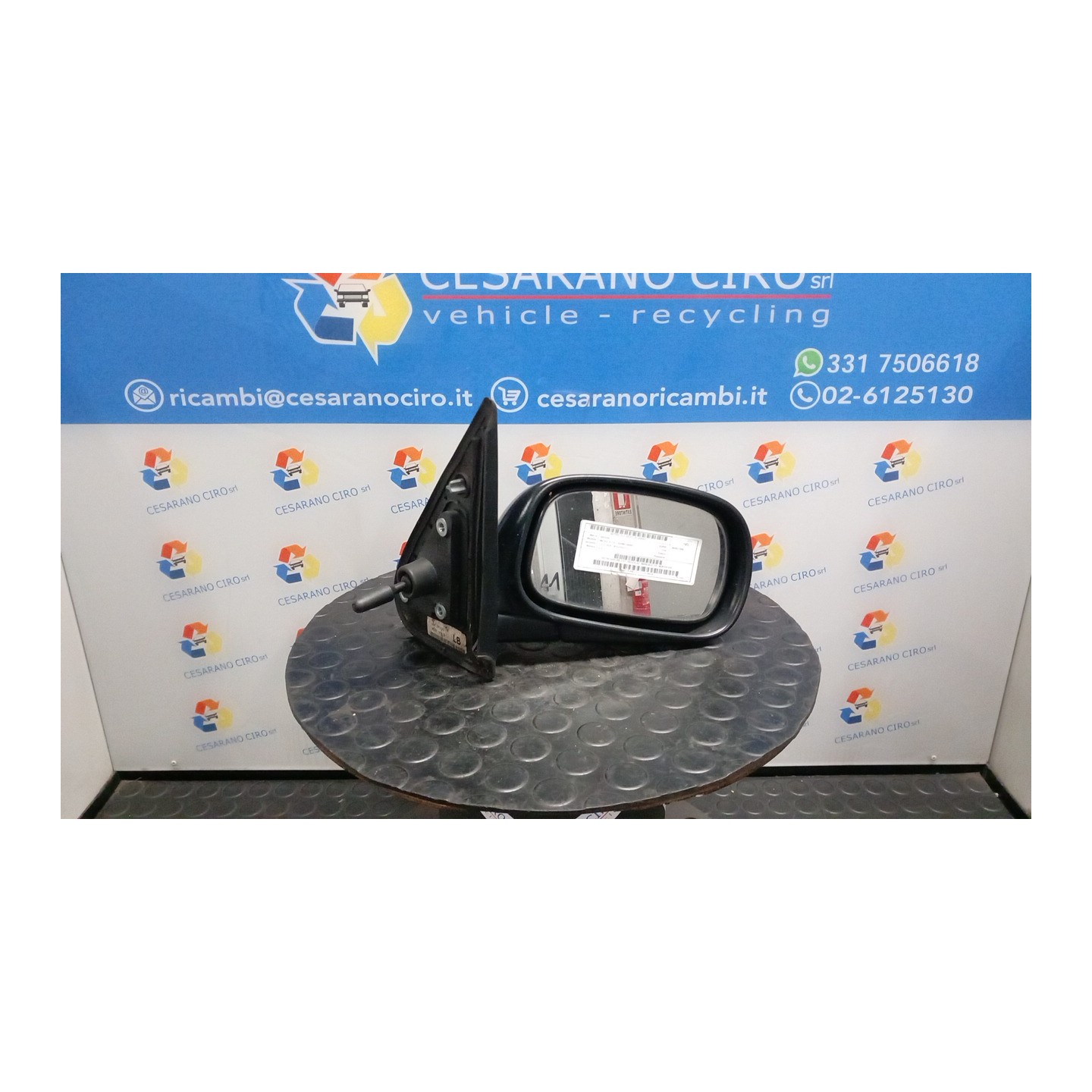 RETROVISORE EST. REGOLAZ. MANUALE DX. 093 NISSAN MICRA (K11E) (02/98-09/00) VJZ 963015F310