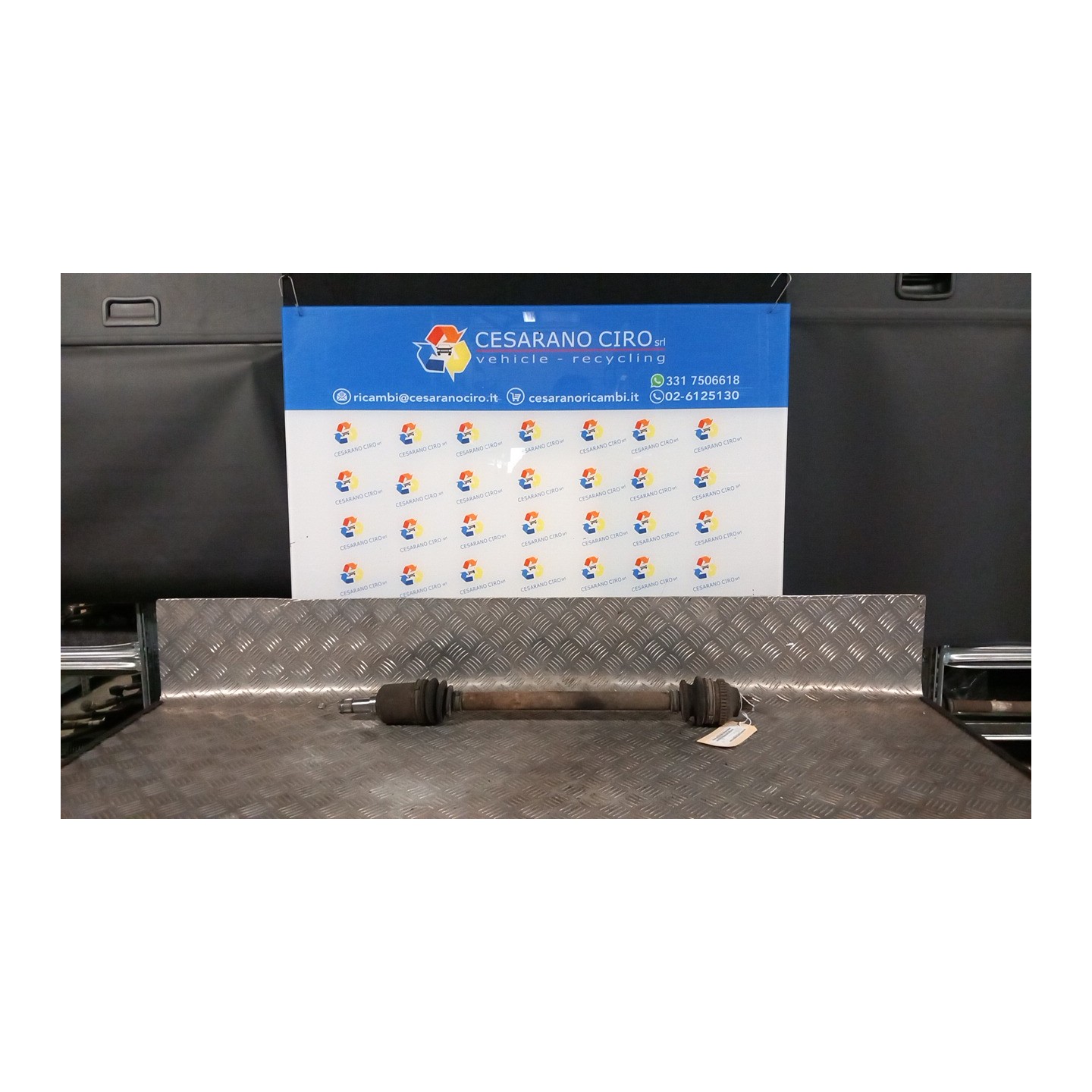 SEMIALBERO POST. DX. 119 SMART FORTWO (A/C450) (01/04-10/07) 61 Q0009853V003000000