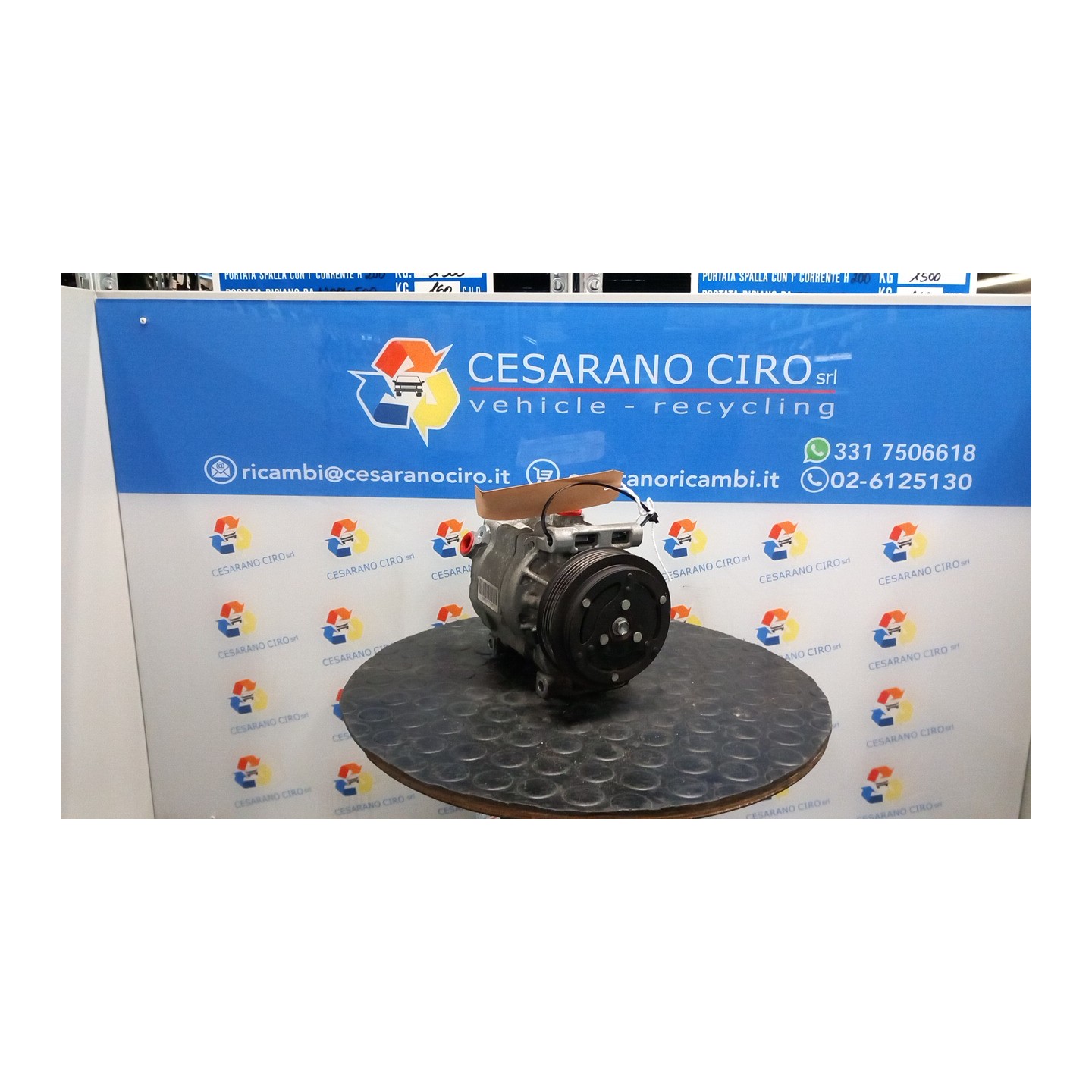 COMPRESSORE A/C 128 FORD KA (CCU) (10/08-03/17) 169A4000 2637424