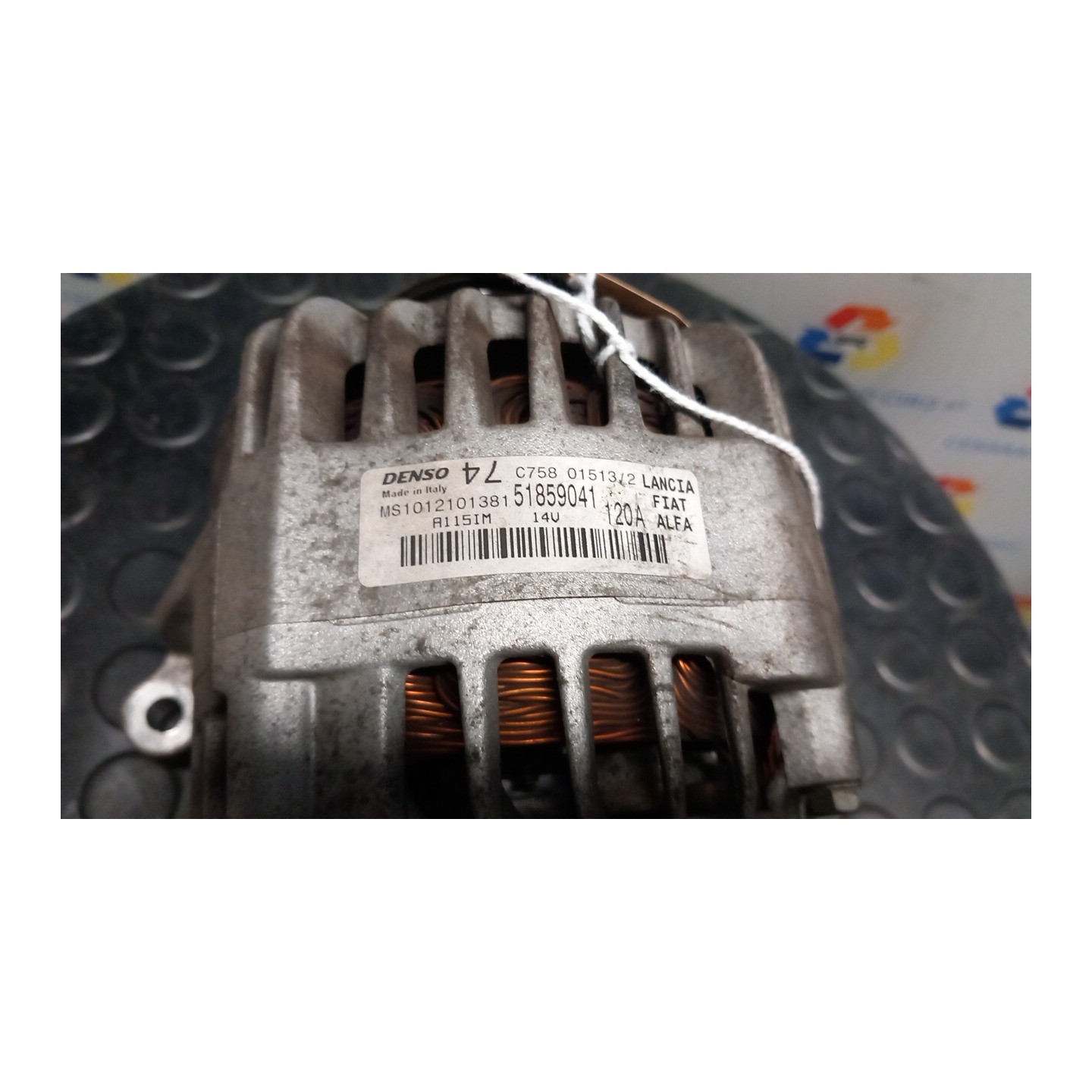 ALTERNATORE 120AMP P/A/C 129 FORD KA (CCU) (10/08-03/17) 169A4000 1719539