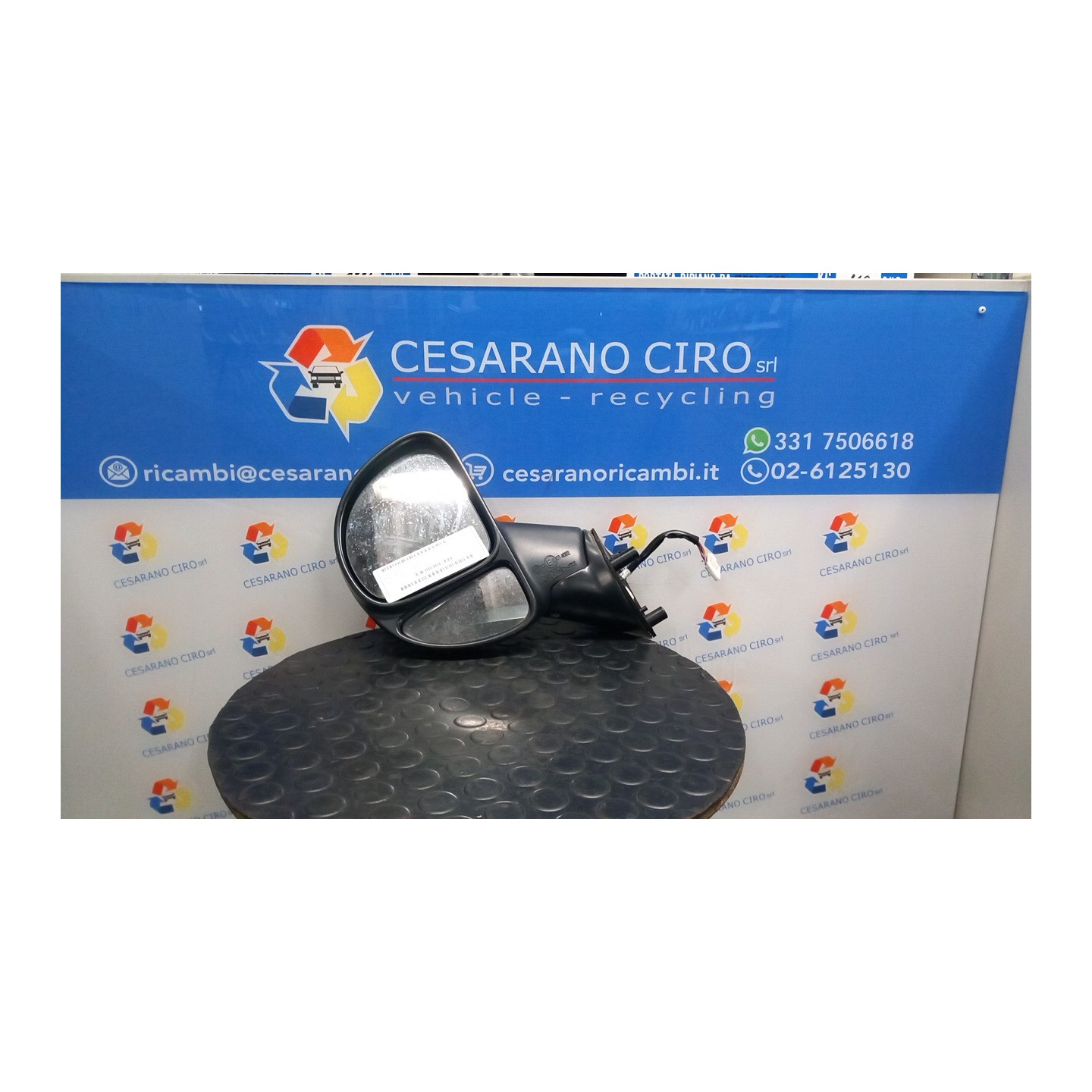 RETROVISORE EST. REGOLAZ. ELETTR. C/A/C TERMICO SX. 005 FIAT MULTIPLA (1F) (05/04-04/12) 186A9000 735505377