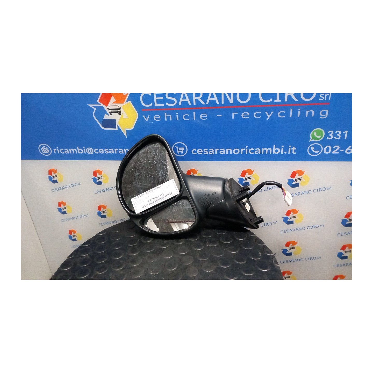 RETROVISORE EST. REGOLAZ. ELETTR. C/A/C TERMICO SX. 005 FIAT MULTIPLA (1F) (05/04-04/12) 186A9000 735505377