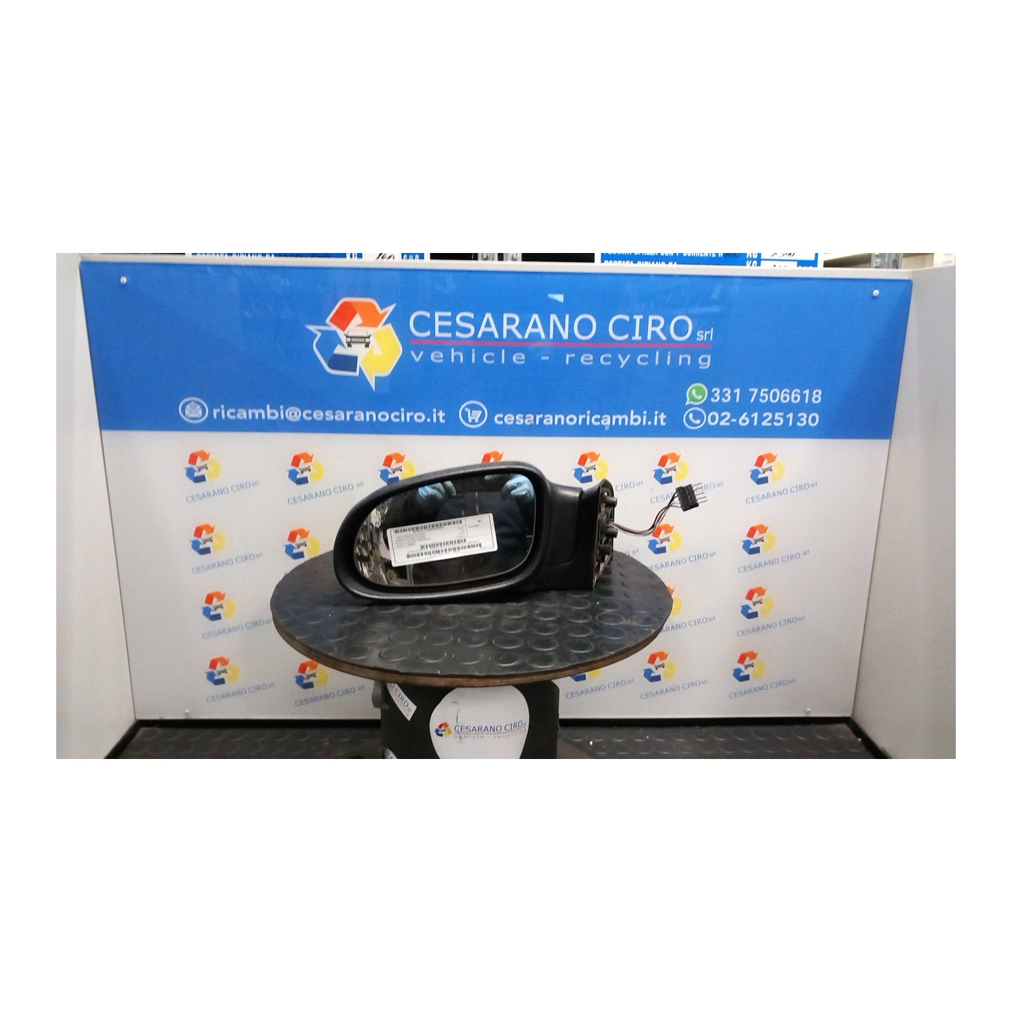 RETROVISORE EST. TERMICO REGOLAZ. ELETTR. SX. 018 MERCEDES-BENZ CLASSE A (W168) (10/97-02/01) 166940 A1688100176
