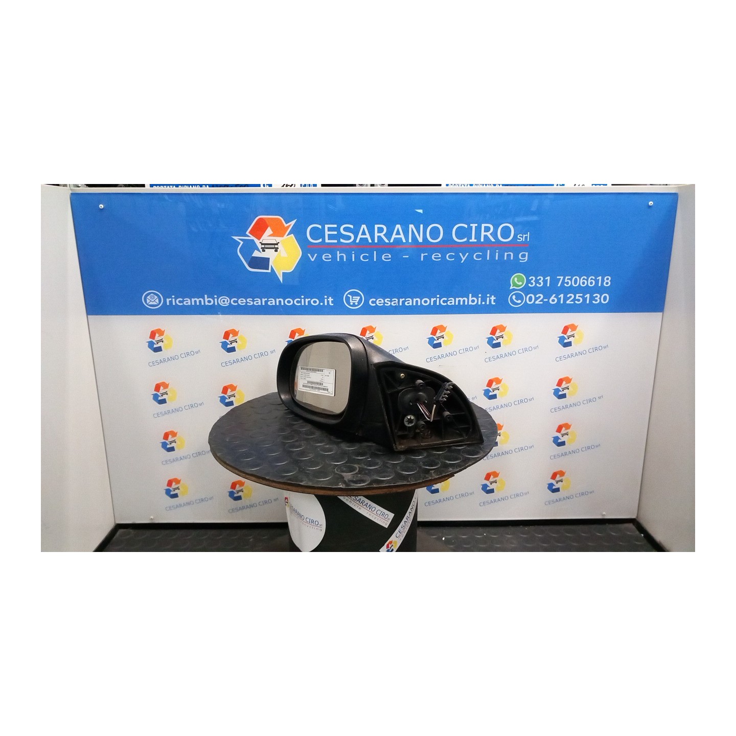 RETROVISORE EST. TERMICO REGOLAZ. ELETTR. SX. 018 MERCEDES-BENZ CLASSE A (W168) (10/97-02/01) 166940 A1688100176