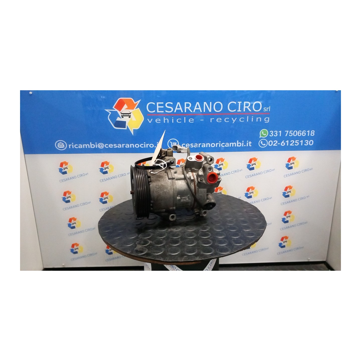 COMPRESSORE A/C 02-03- 090 TOYOTA YARIS (10/01-11/05)     (FRP) 2SZFE 883100D140