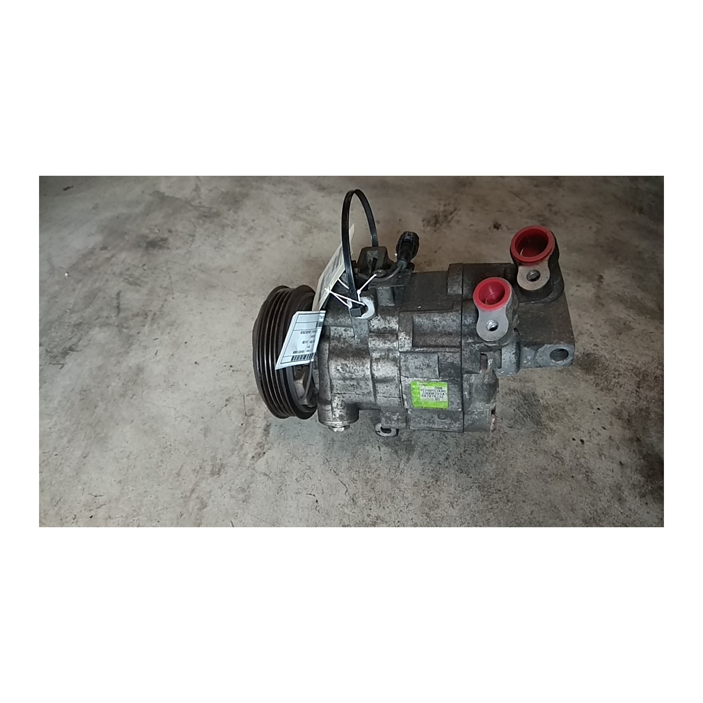 COMPRESSORE A/C 022 SUZUKI SPLASH (02/08-10/15) K12B 9520051KA0000