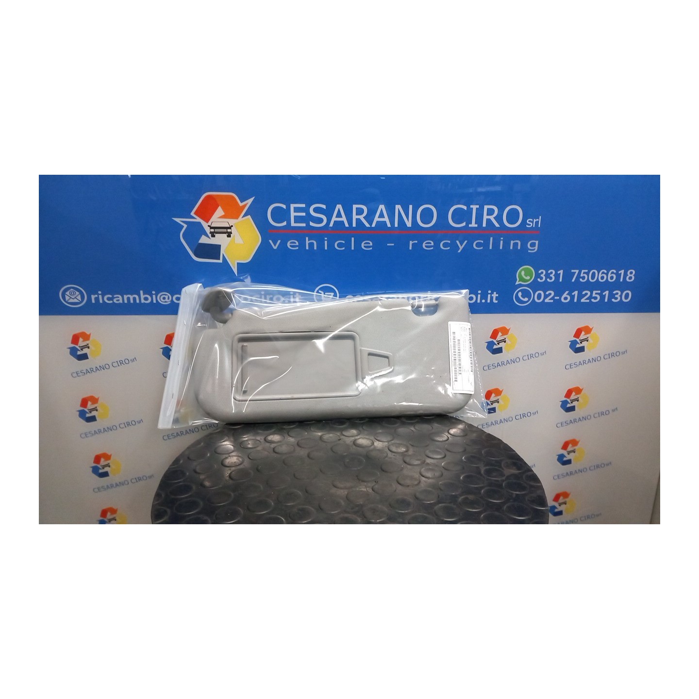 ALETTA PARASOLE PARABREZZA SX. 012 KIA RIO 3A SERIE (01/15-10/17) G4LA 852011W150HCS