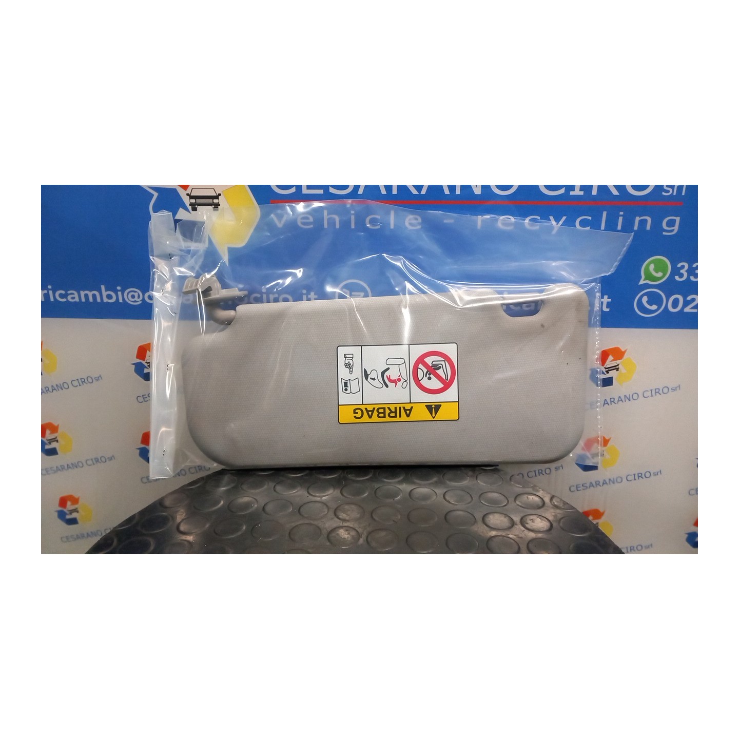 ALETTA PARASOLE PARABREZZA DX. 013 KIA RIO 3A SERIE (01/15-10/17) G4LA 852021W360HCS