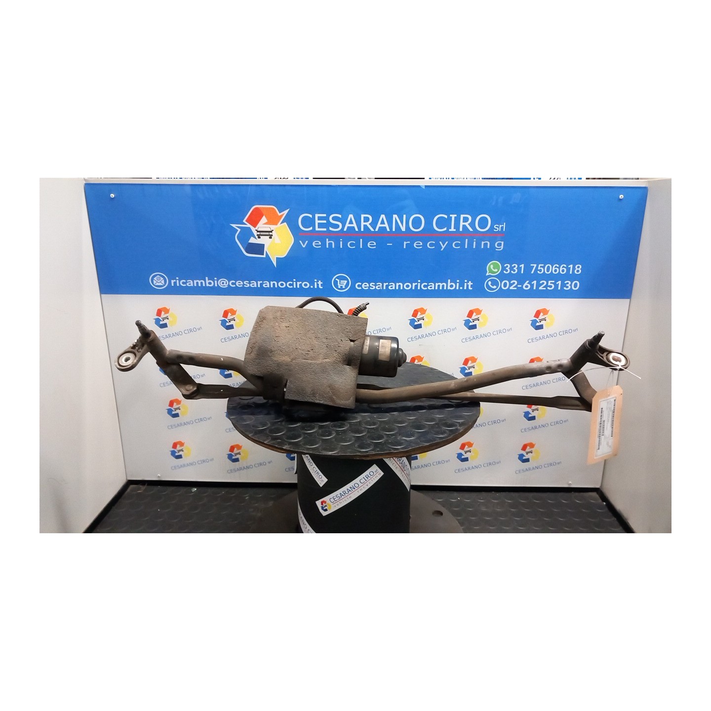 MECCANISMO TERGIPARABREZZA CON MOTORINO 100 CITROEN JUMPER FURGONE (06/06-) 4HU 6405PP