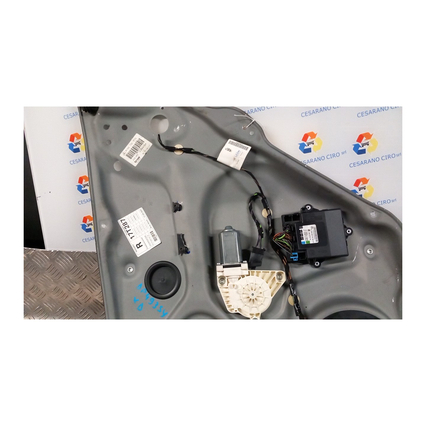 ALZACRISTALLO ELETTR. PORTA POST. DX. 045 MERCEDES-BENZ CLASSE A (W/C169) (07/04-04/13 640940 A1697303479