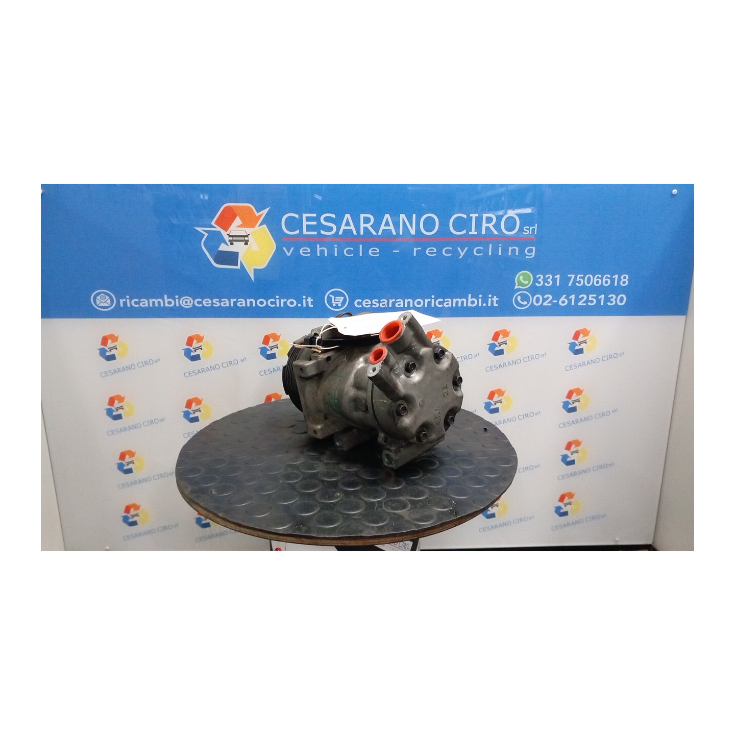 COMPRESSORE A/C ROTAZIONE 007 RENAULT CLIO 2A SERIE (05/01-11/10) D4FB7 7711134670