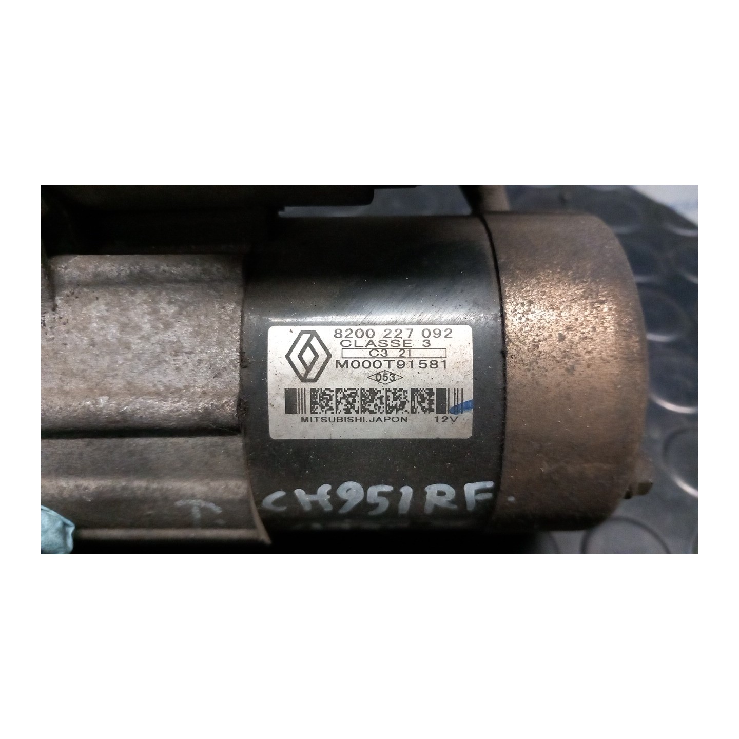 MOTORINO AVVIAMENTO MITSUBISHI 040 RENAULT CLIO 2A SERIE (05/01-11/10) K9KA7 8200426577