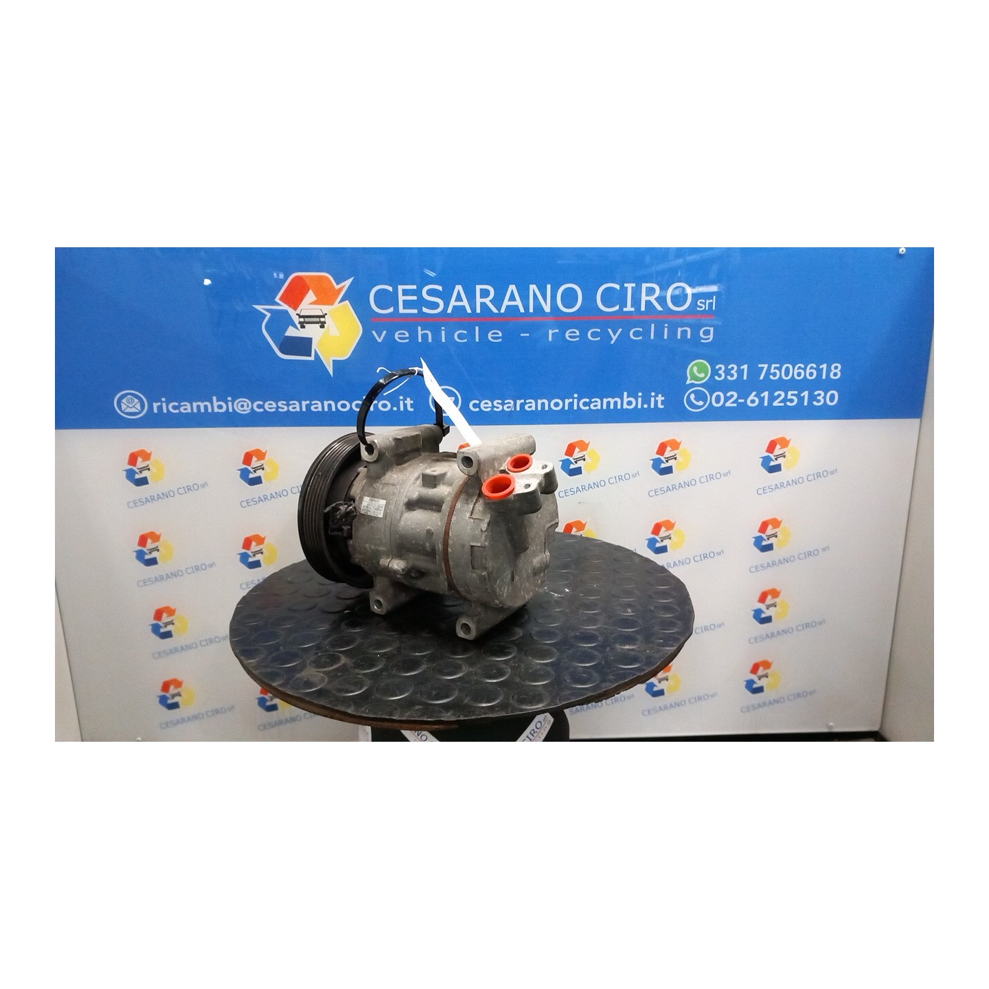 COMPRESSORE A/C C/A/C,C/A/C AUTO 044 FIAT BRAVO (3L) (01/07-03/10) 192A8000 51752531
