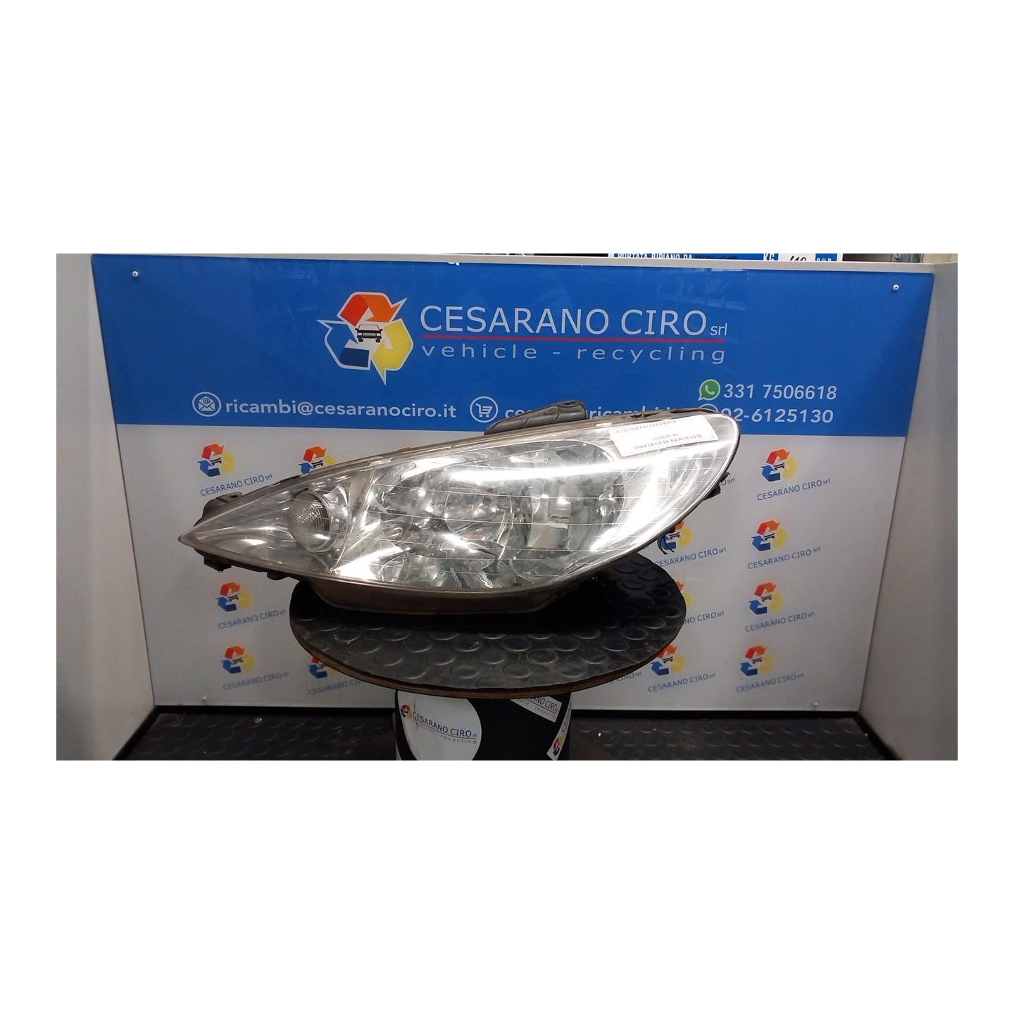 PROIETTORE SX. 088 PEUGEOT 206 (09/98-06/09) HFX 6204S7
