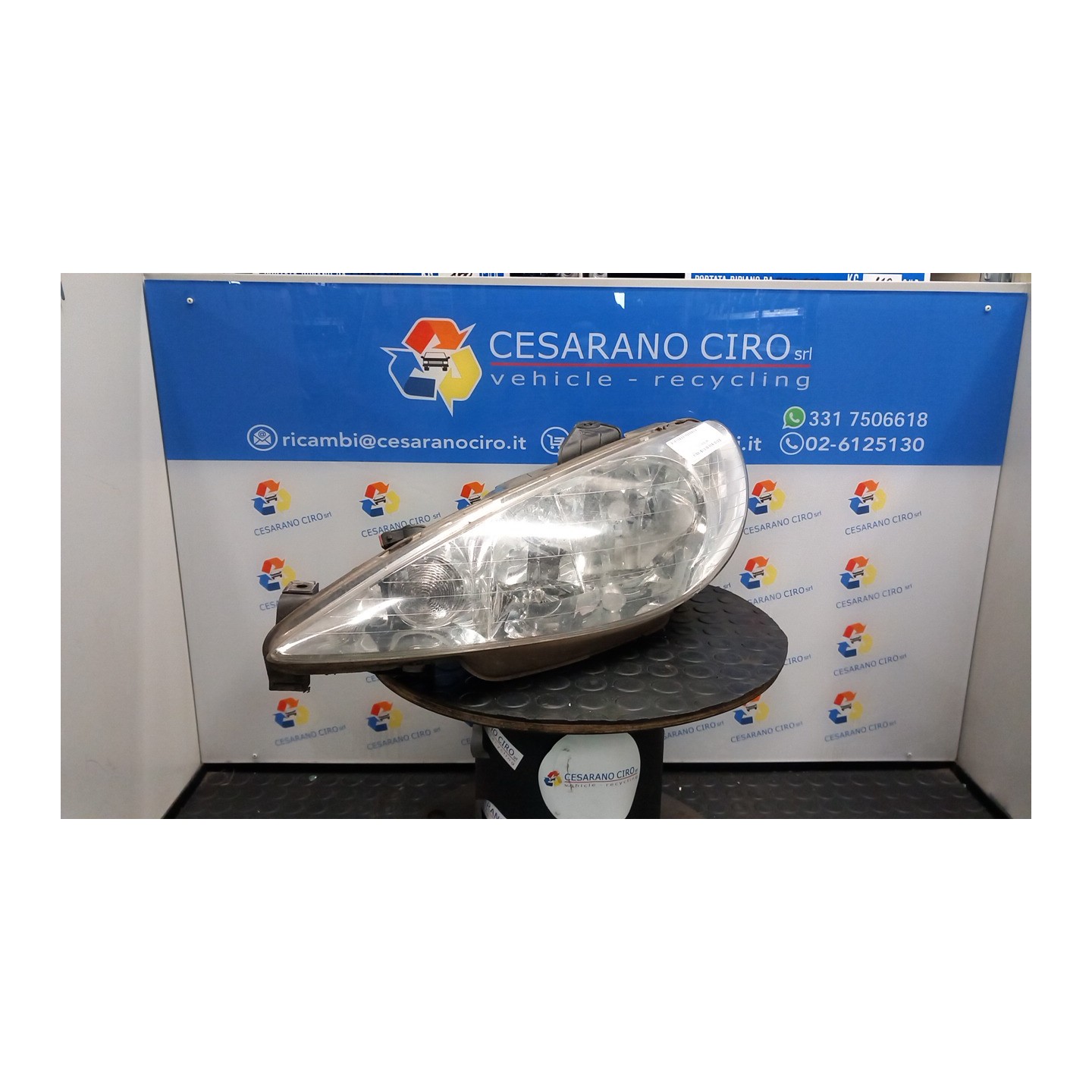 PROIETTORE SX. 088 PEUGEOT 206 (09/98-06/09) HFX 6204S7