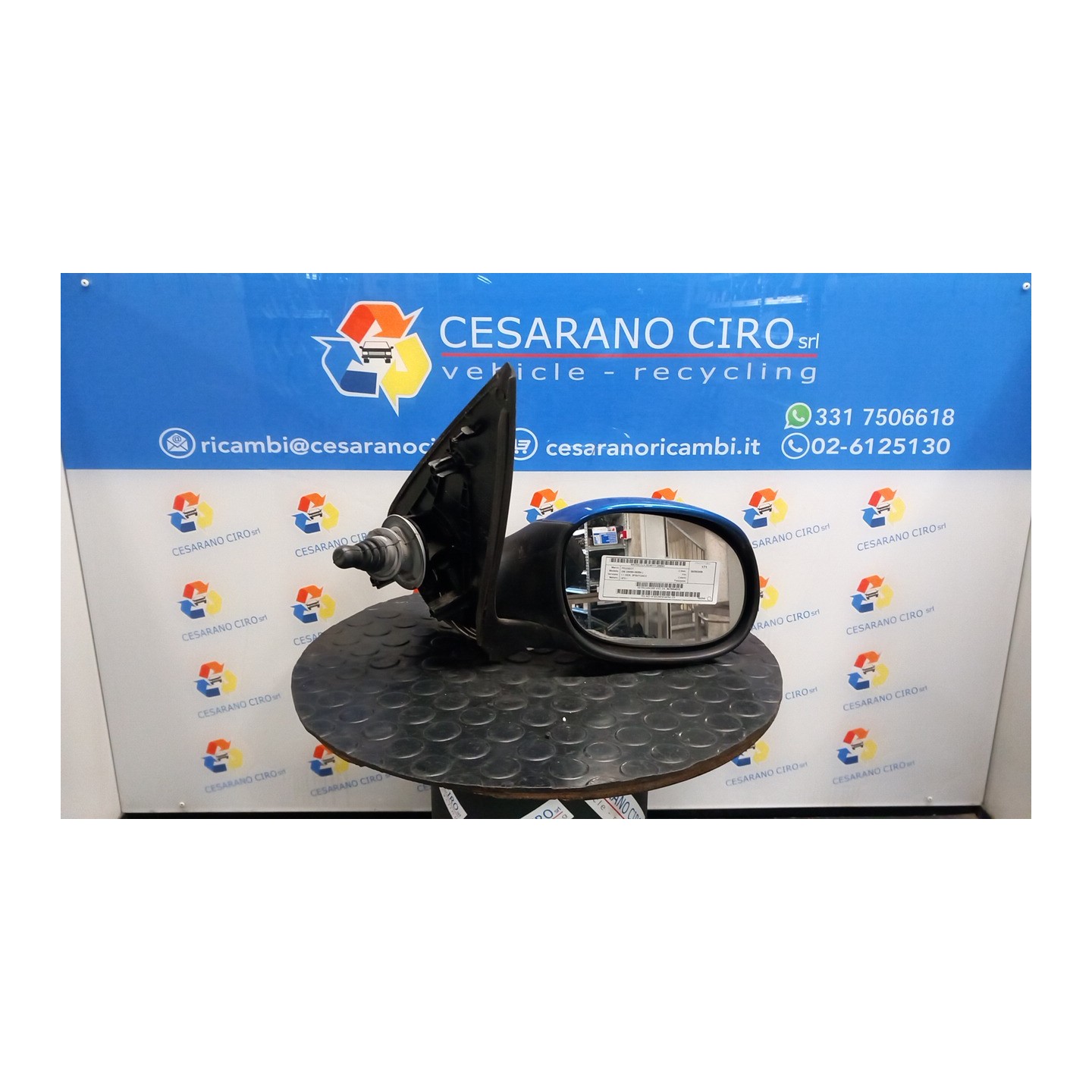 RETROVISORE EST. DX. 091 PEUGEOT 206 (09/98-06/09) HFX 96766540XX