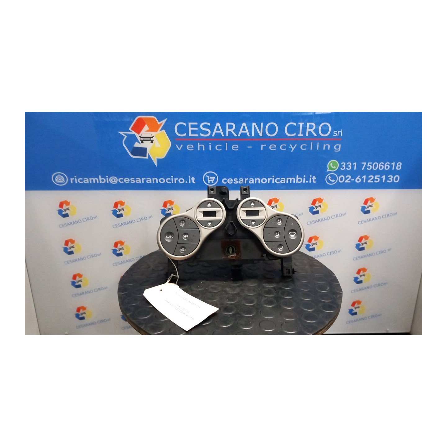 BLOCCO COMANDO CLIMATIZZAZIONE 081 FIAT PANDA (2Q) (09/03-12/10) 188A4000 77362520