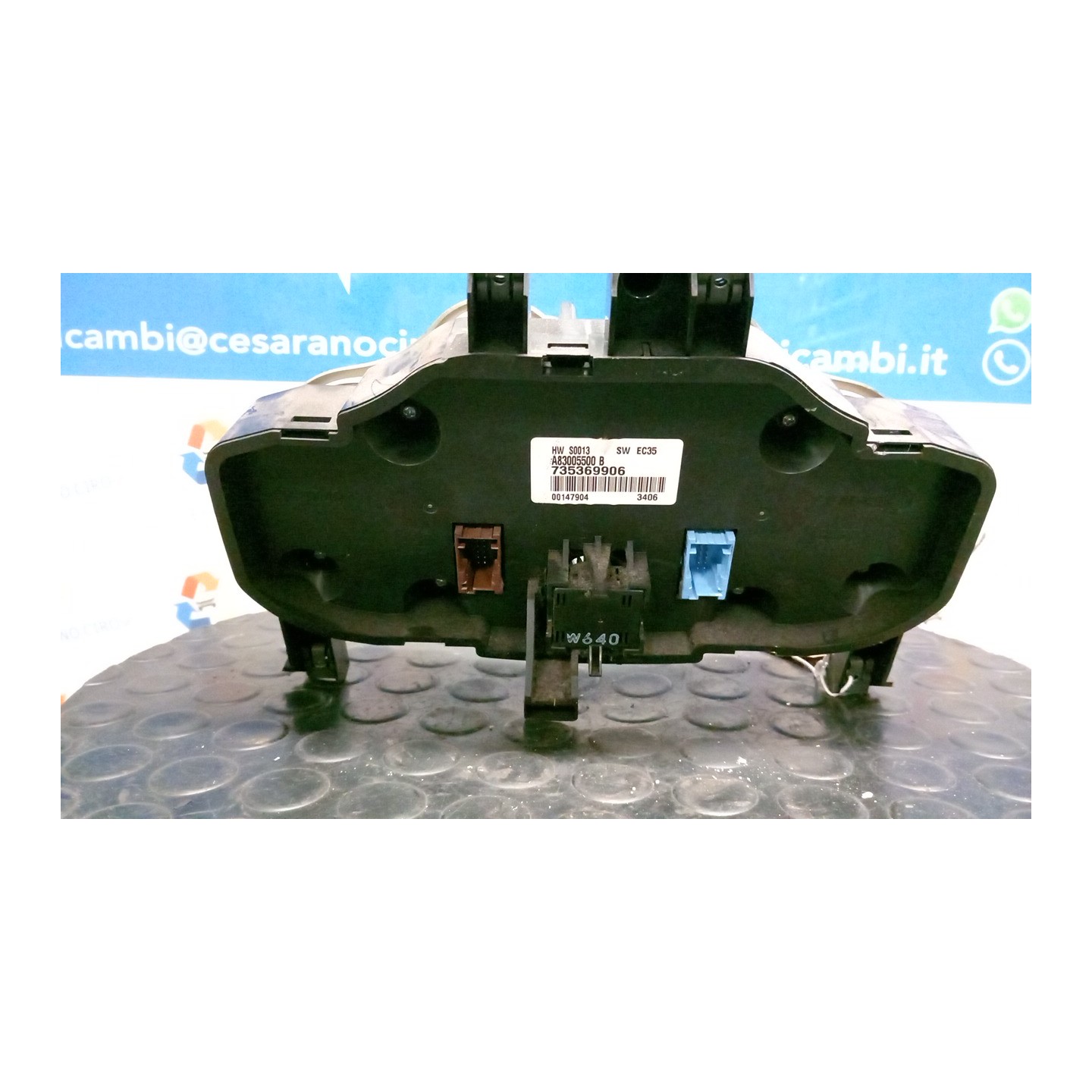 BLOCCO COMANDO CLIMATIZZAZIONE 081 FIAT PANDA (2Q) (09/03-12/10) 188A4000 77362520