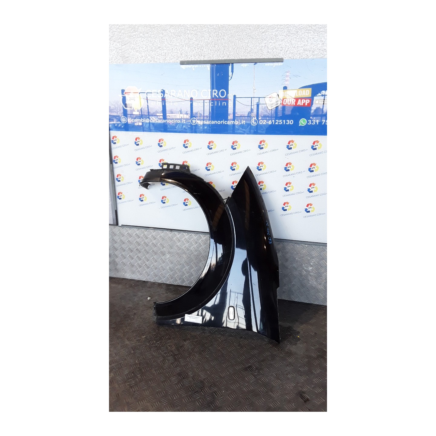 PARAFANGO ANT. SX. 119 AUDI A2 (8Z) (06/00-02/06) AUA 8Z0821105CGRU