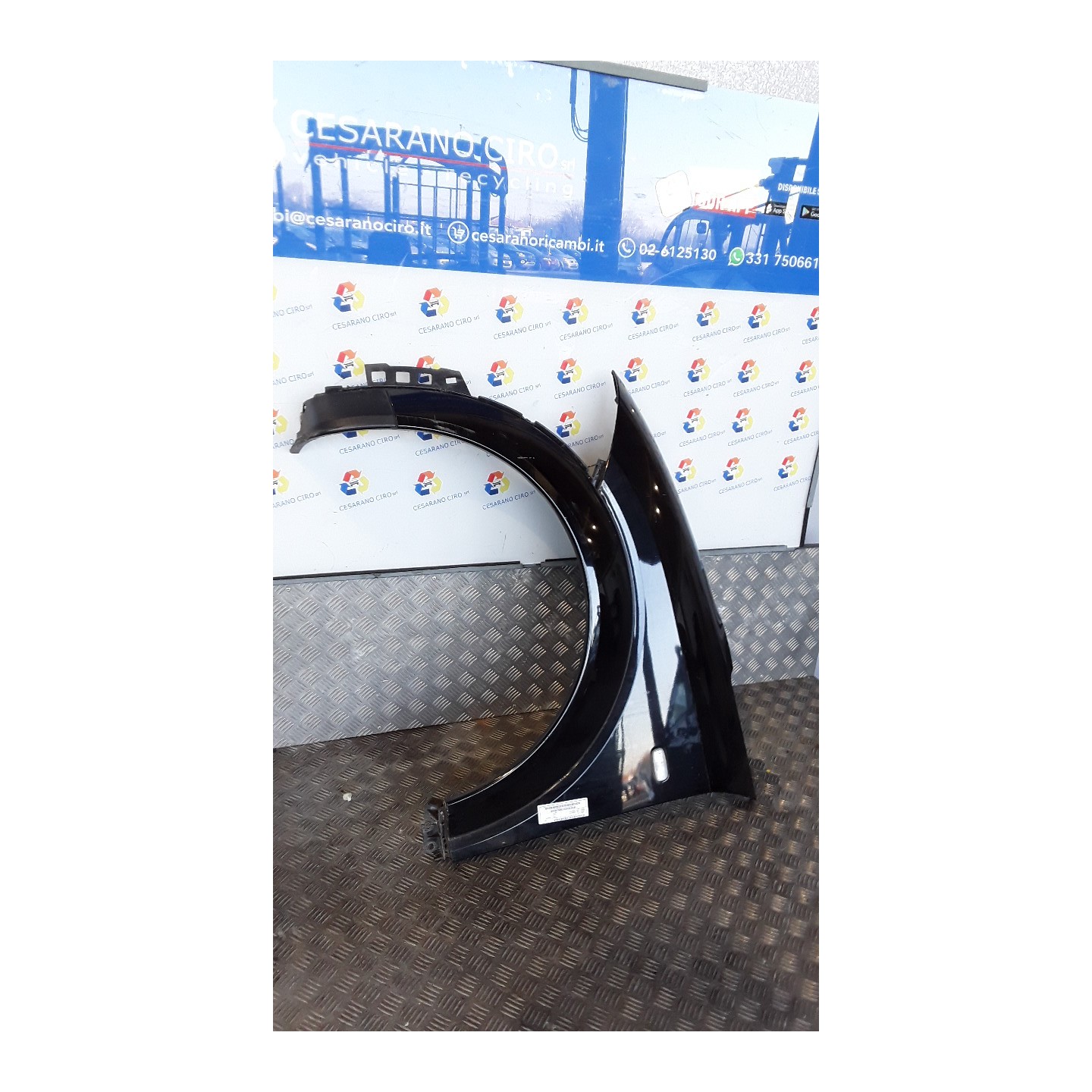 PARAFANGO ANT. SX. 119 AUDI A2 (8Z) (06/00-02/06) AUA 8Z0821105CGRU