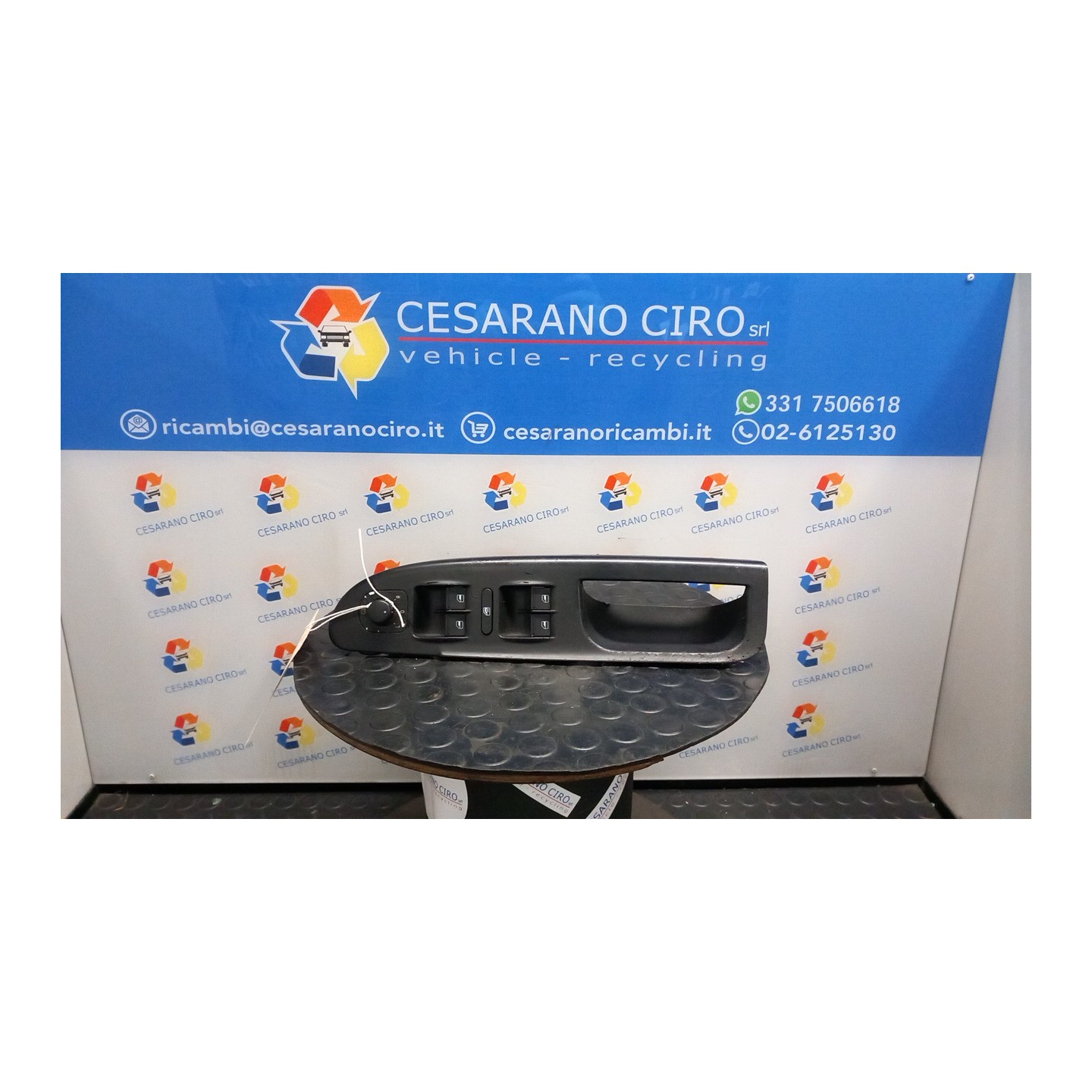 BLOCCO COMANDI ALZACRISTALLI C/CRISTALLI ELETTRICI POST. 172 VOLKSWAGEN PASSAT (3C) (02/05-12/10) BKP 1K4959857CREH