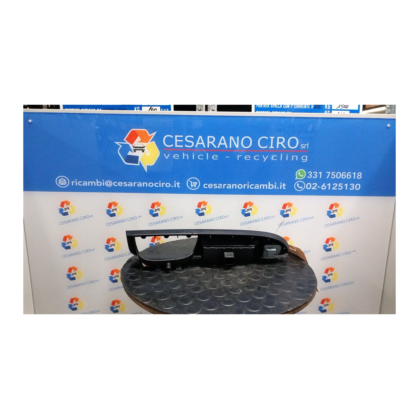BLOCCO COMANDI ALZACRISTALLI C/CRISTALLI ELETTRICI POST. 172 VOLKSWAGEN PASSAT (3C) (02/05-12/10) BKP 1K4959857CREH