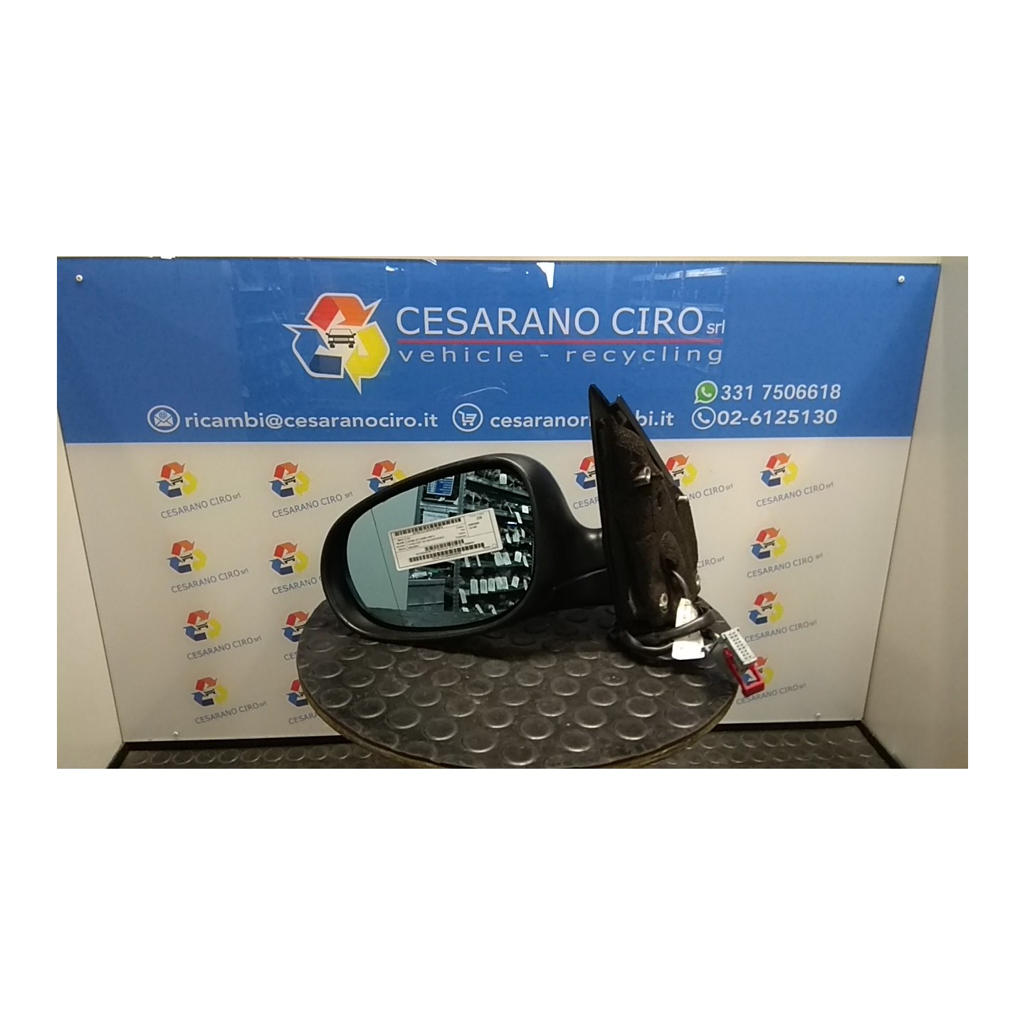 RETROVISORE EST. REGOLAZ. ELETTR. SX. 015 FIAT CROMA (2T) (04/05-10/07) 939A2000 735494341