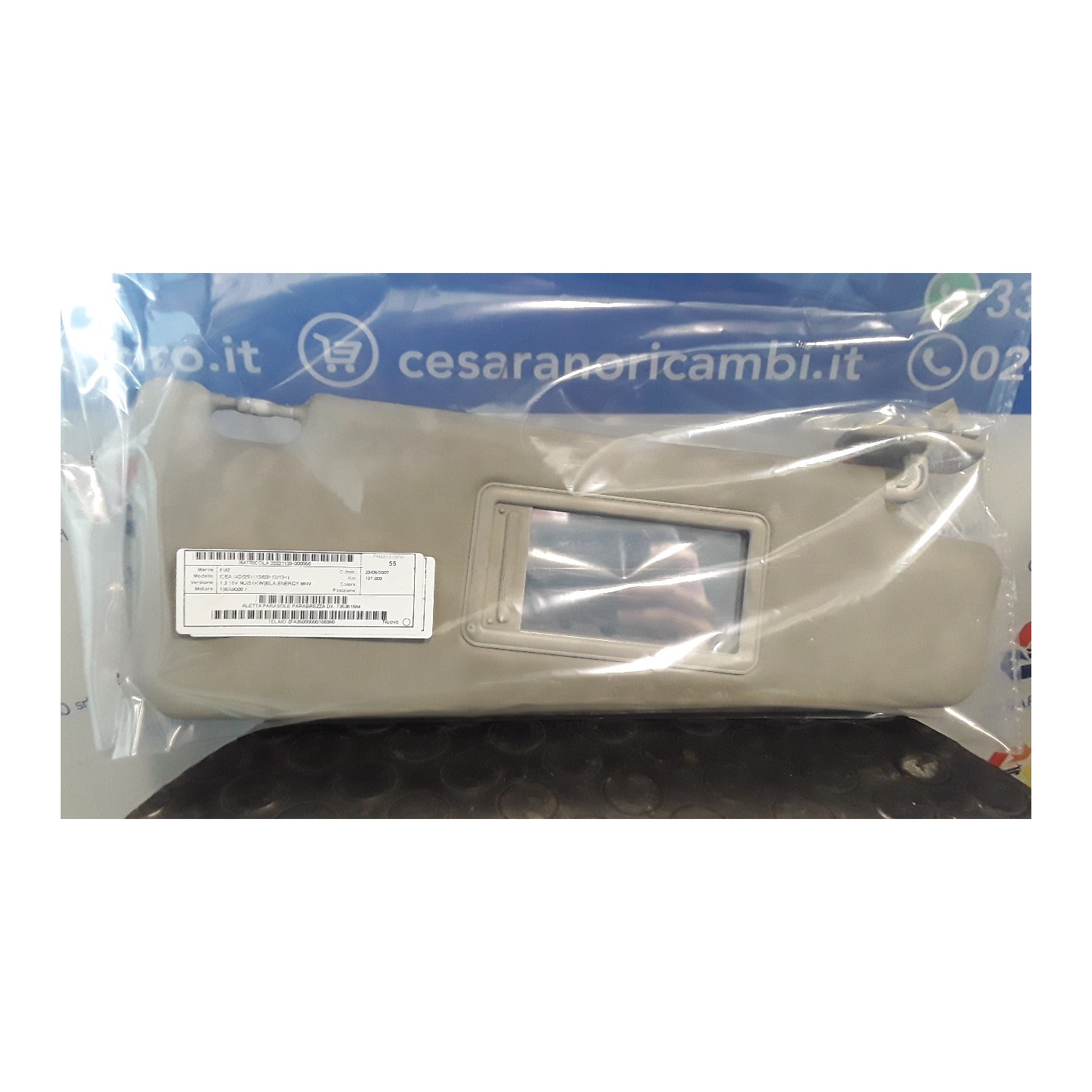 ALETTA PARASOLE PARABREZZA DX. 056 FIAT IDEA (4D/2S) (10/03-12/12) 188A9000 735361684