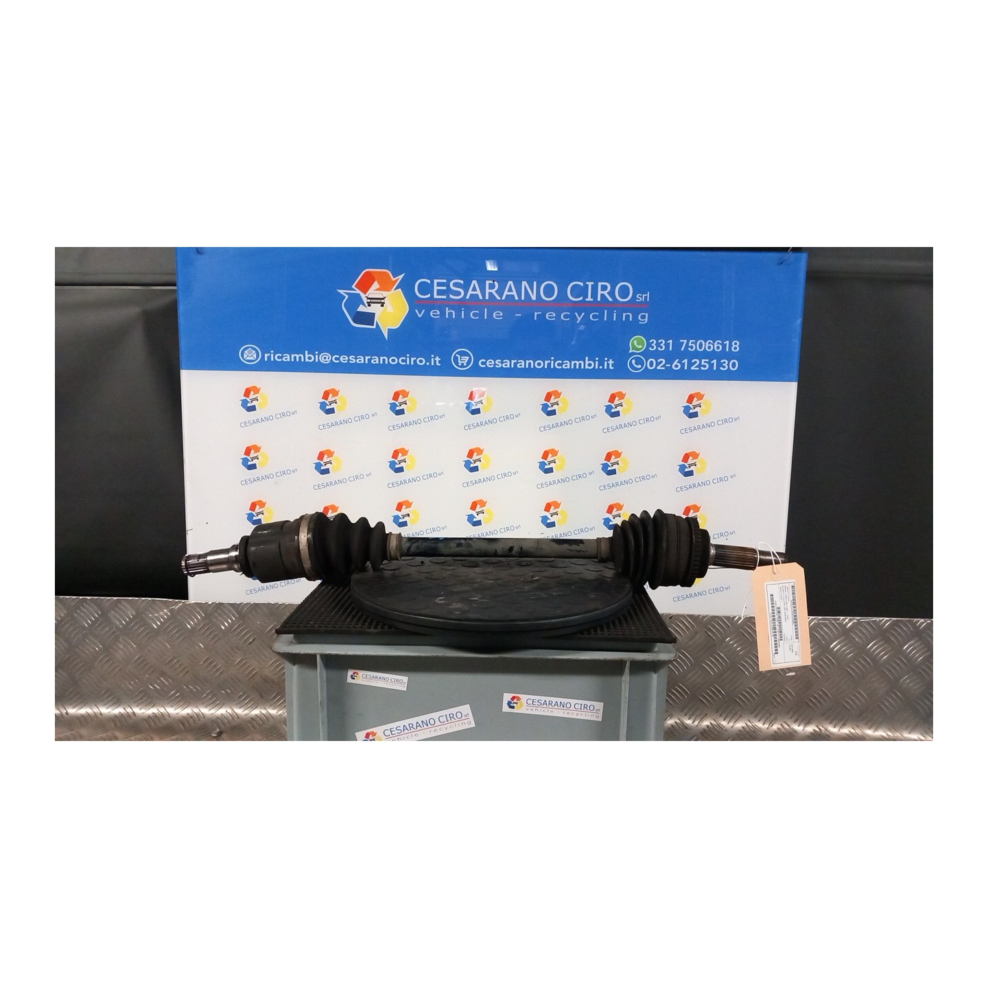 SEMIALBERO ANT. COMPL. 02-  C/ABS SX. 044 TOYOTA YARIS (10/01-11/05)     (FRP) 2SZFE 434200D080